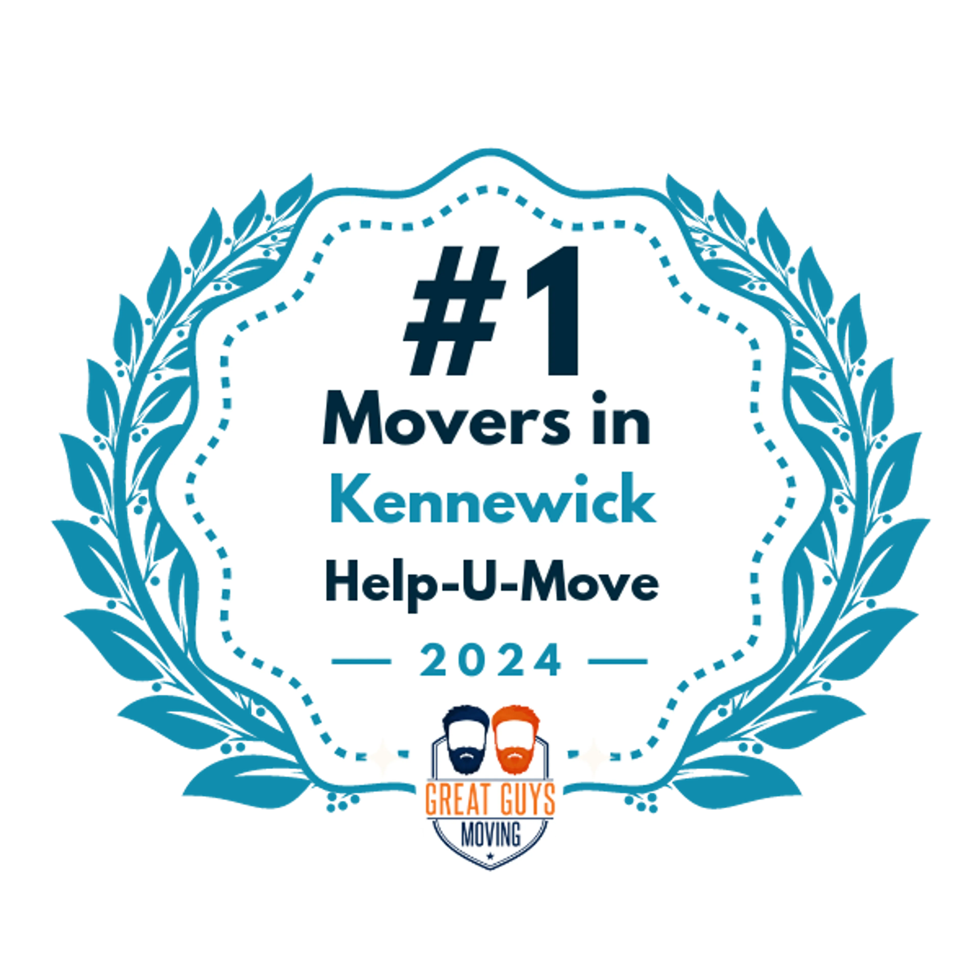 #1 Ranked Movers in Kennewick, WA 2024 award