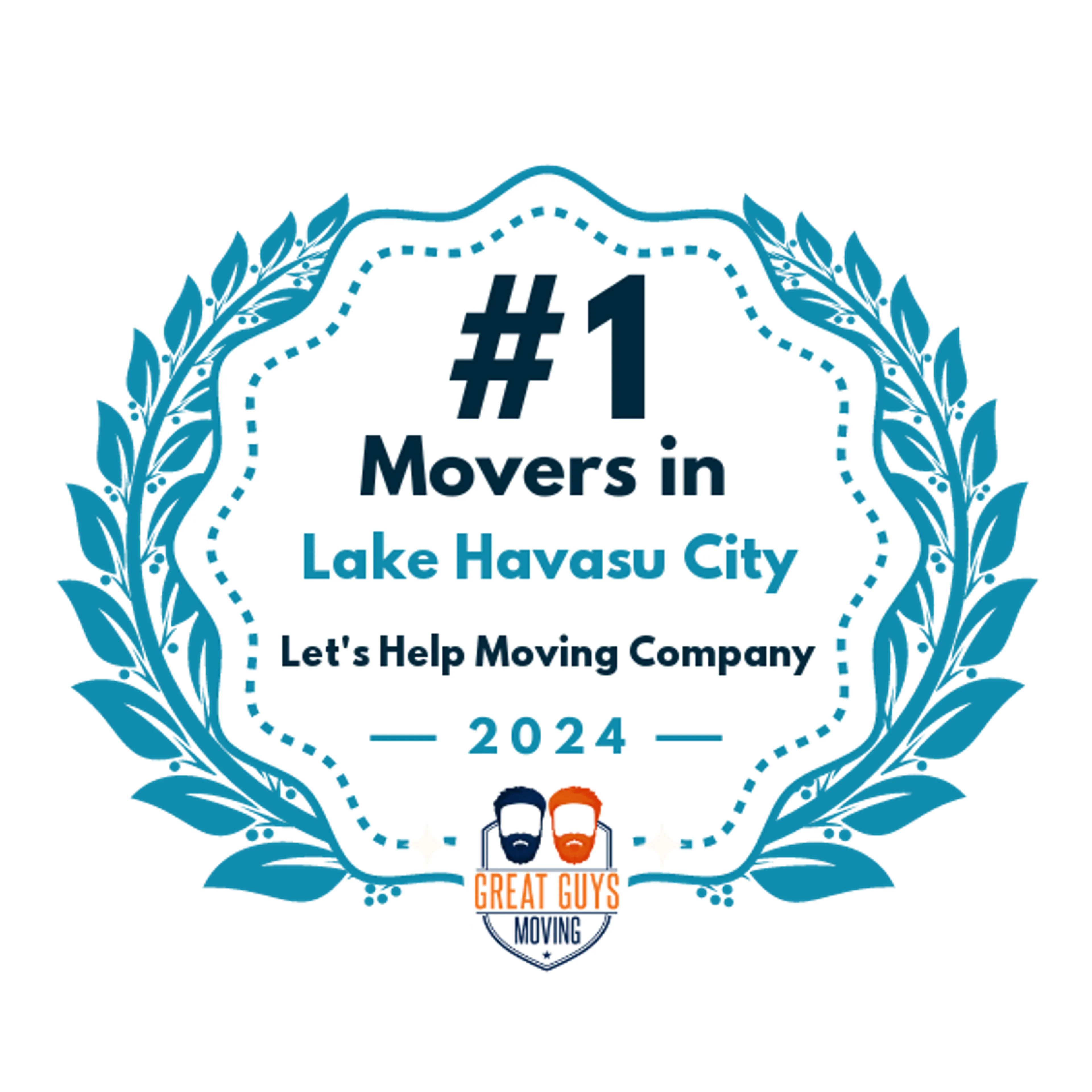 #1 Ranked Movers in Phoenix, AZ 2024 award