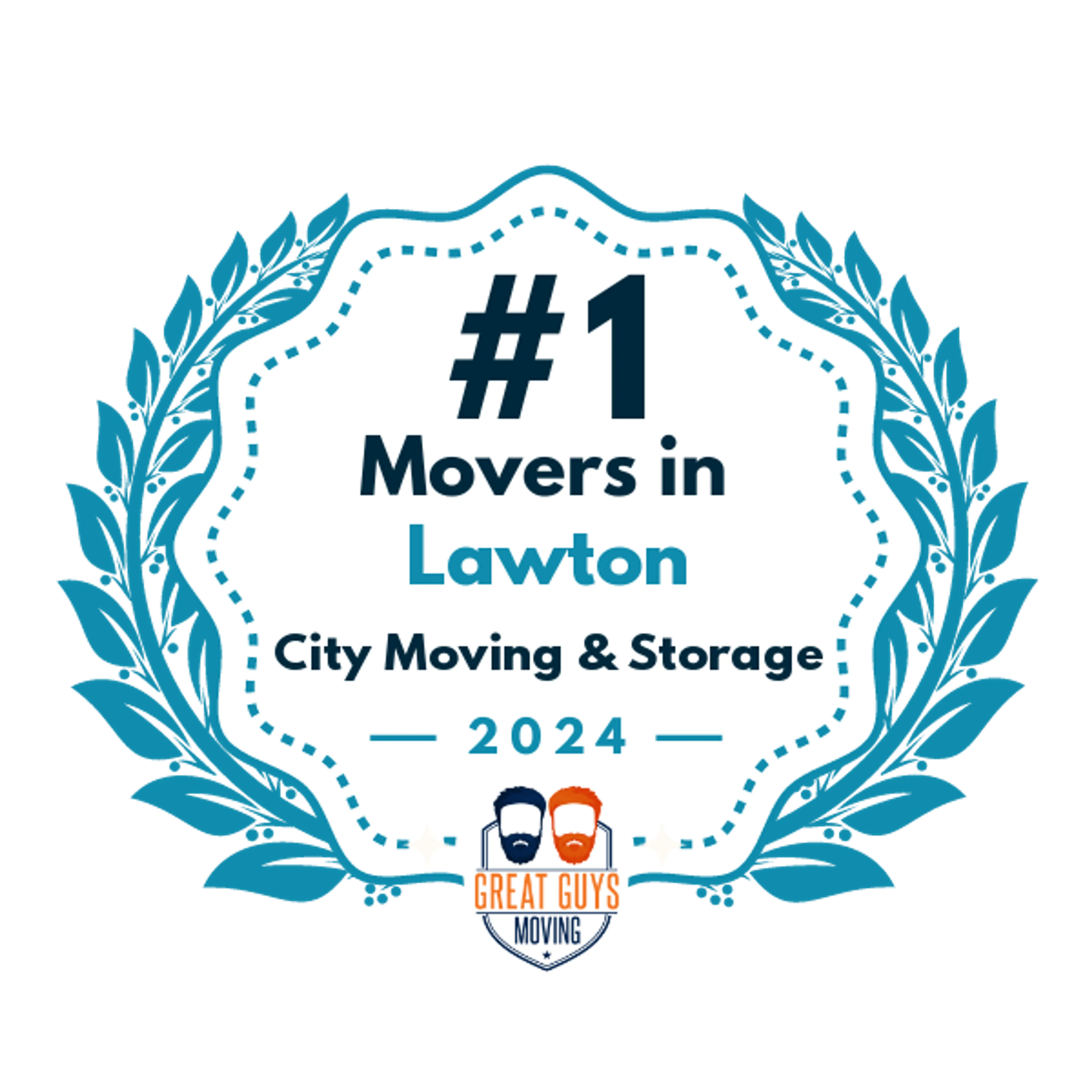 #1 Ranked Movers in Oklahoma City, OK 2024 award