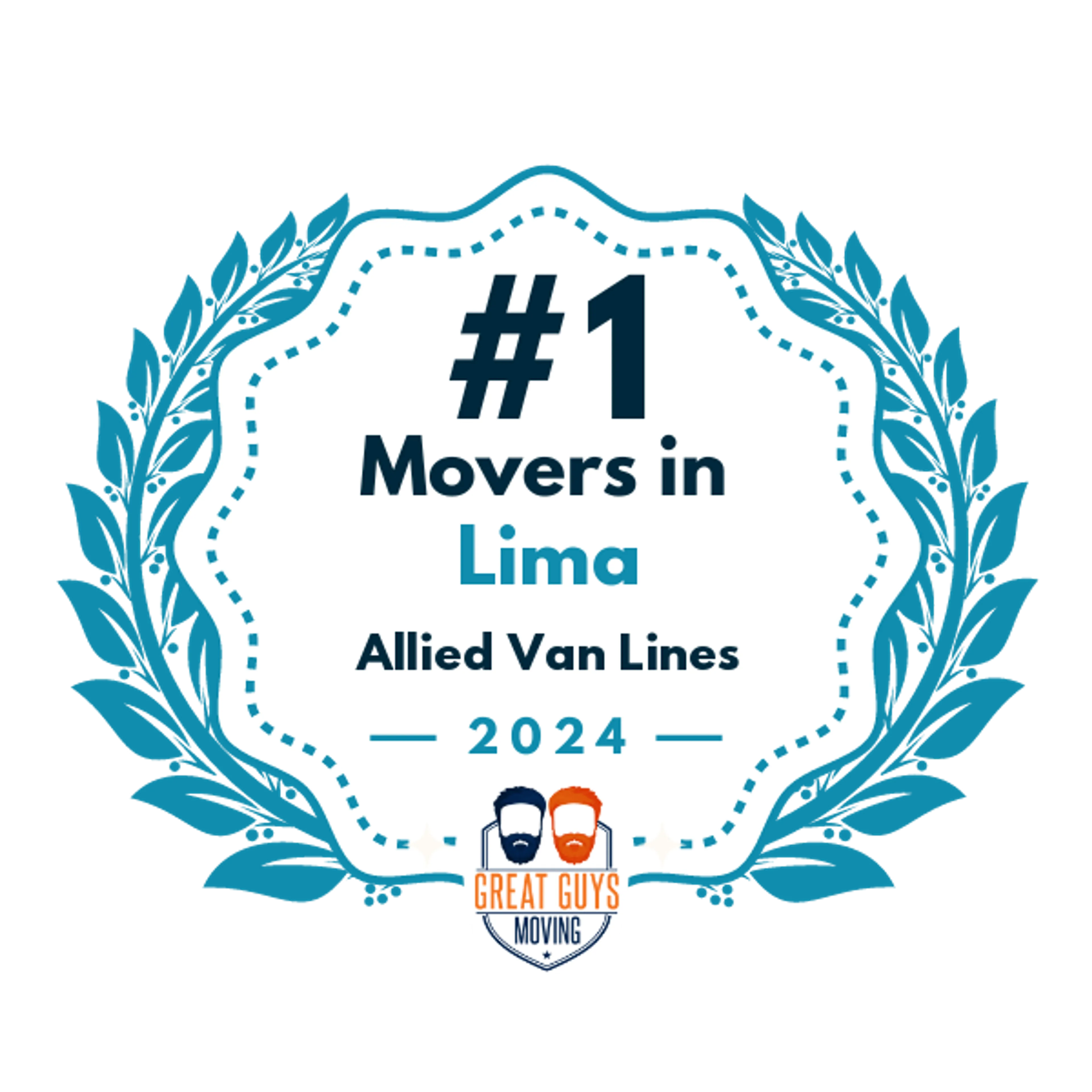 #1 Ranked Movers in Lima, OH 2024 award