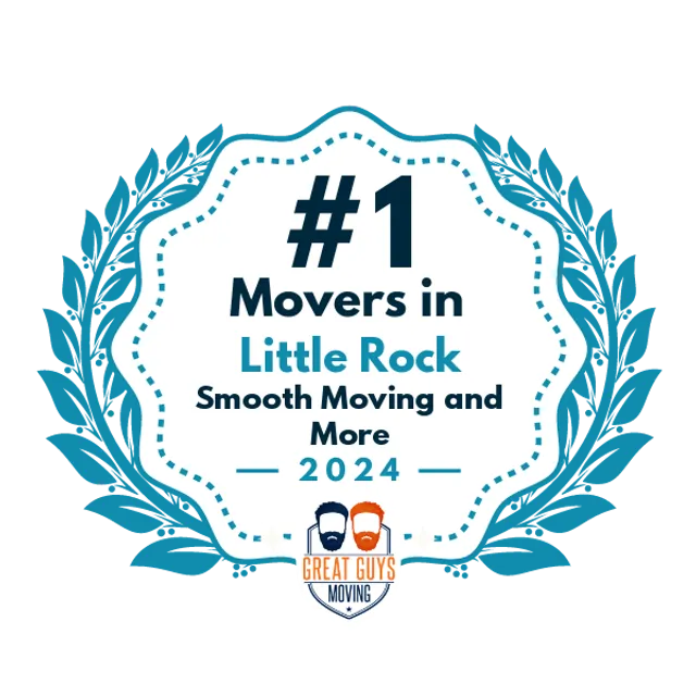 #1 Ranked Movers in Little Rock, AR 2024 award