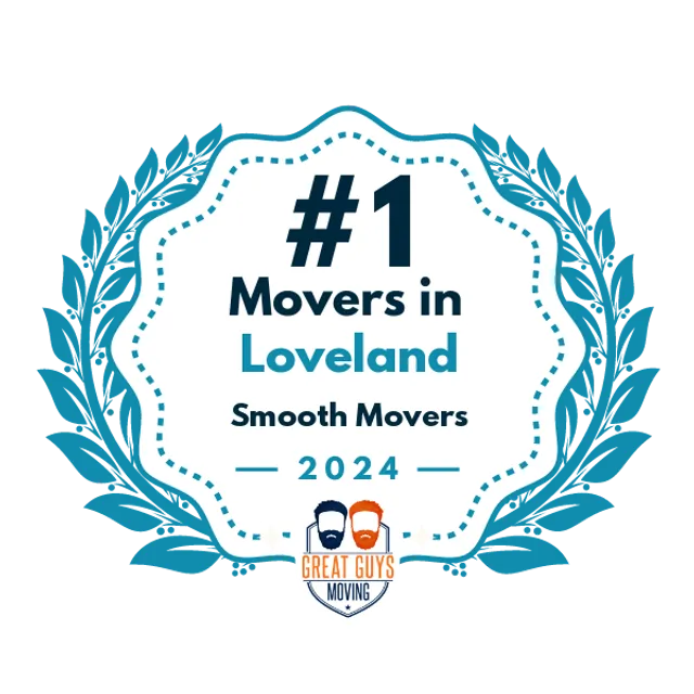 #1 Ranked Movers in Loveland, CO 2024 award