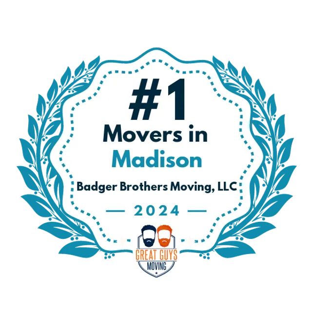 #1 Ranked Movers in Madison, WI 2024 award