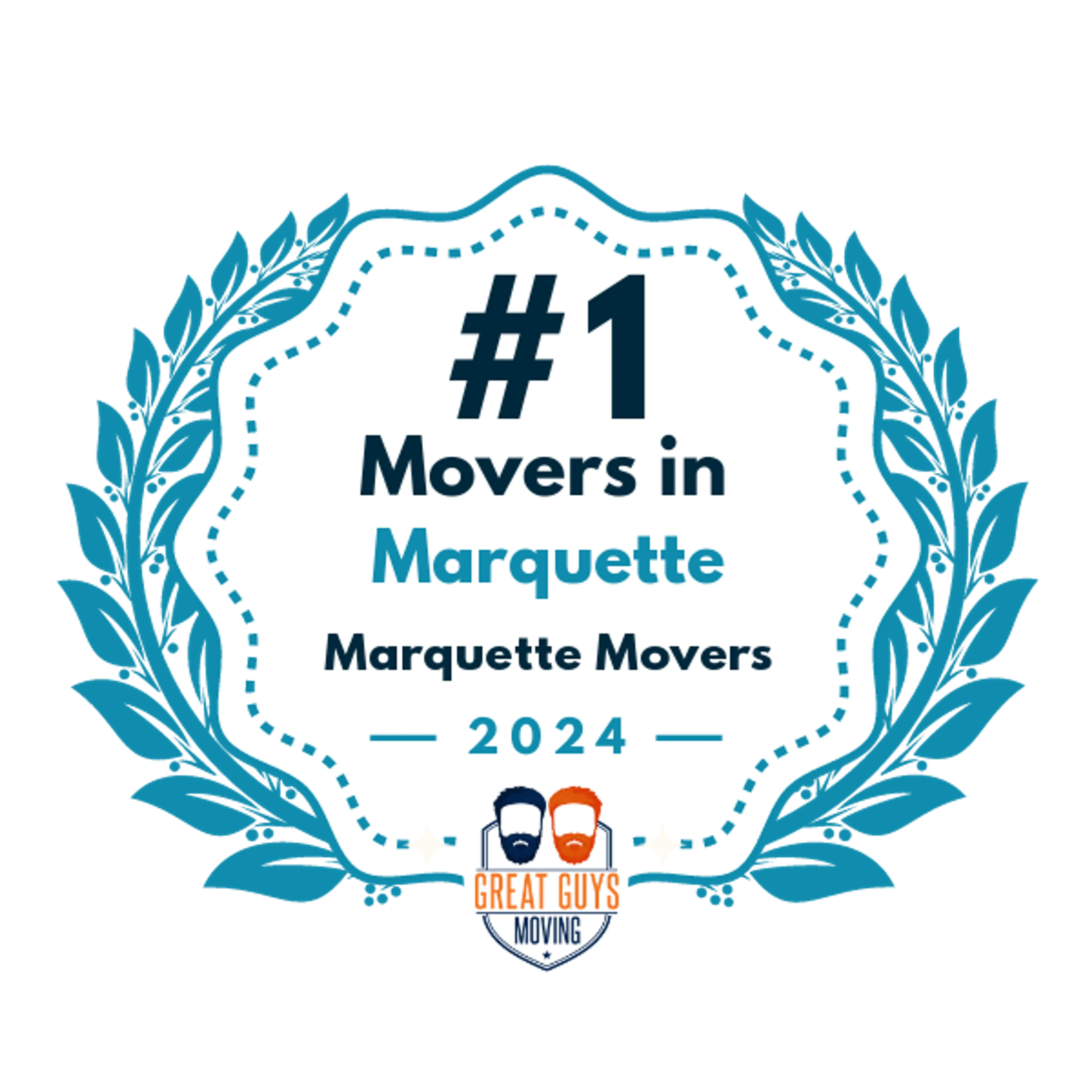 #1 Ranked Movers in Marquette, MI 2024 award
