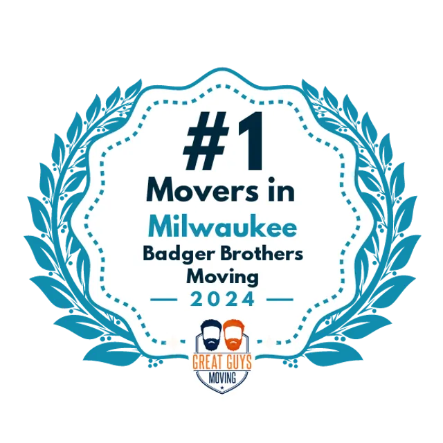 #1 Ranked Movers in Milwaukee, WI 2024 award