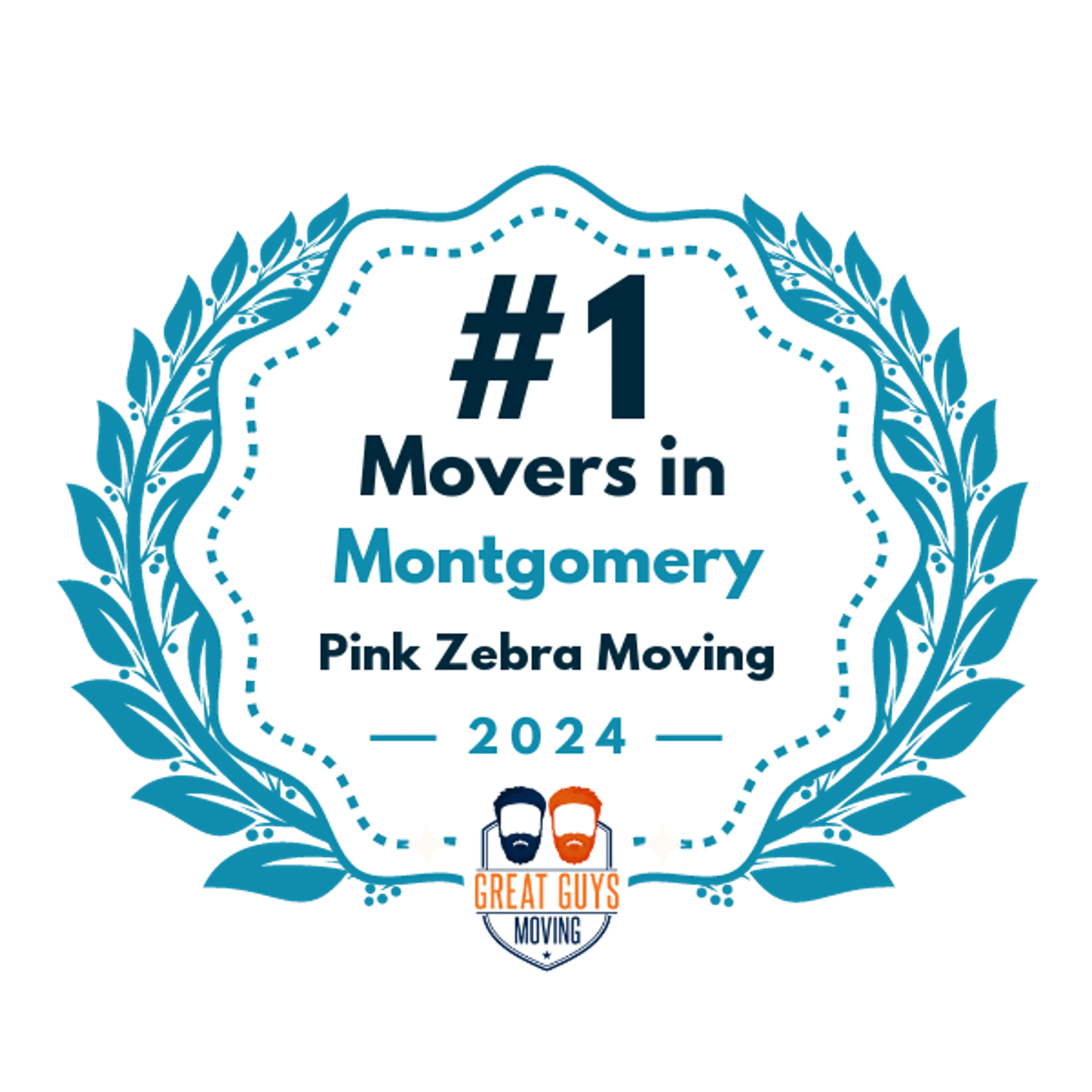 #1 Ranked Movers in Montgomery, AL 2024 award