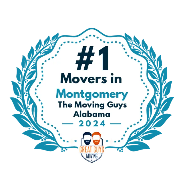 #1 Ranked Movers in Montgomery, AL 2024 award