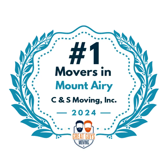 #1 Ranked Movers in Frederick, MD 2024 award