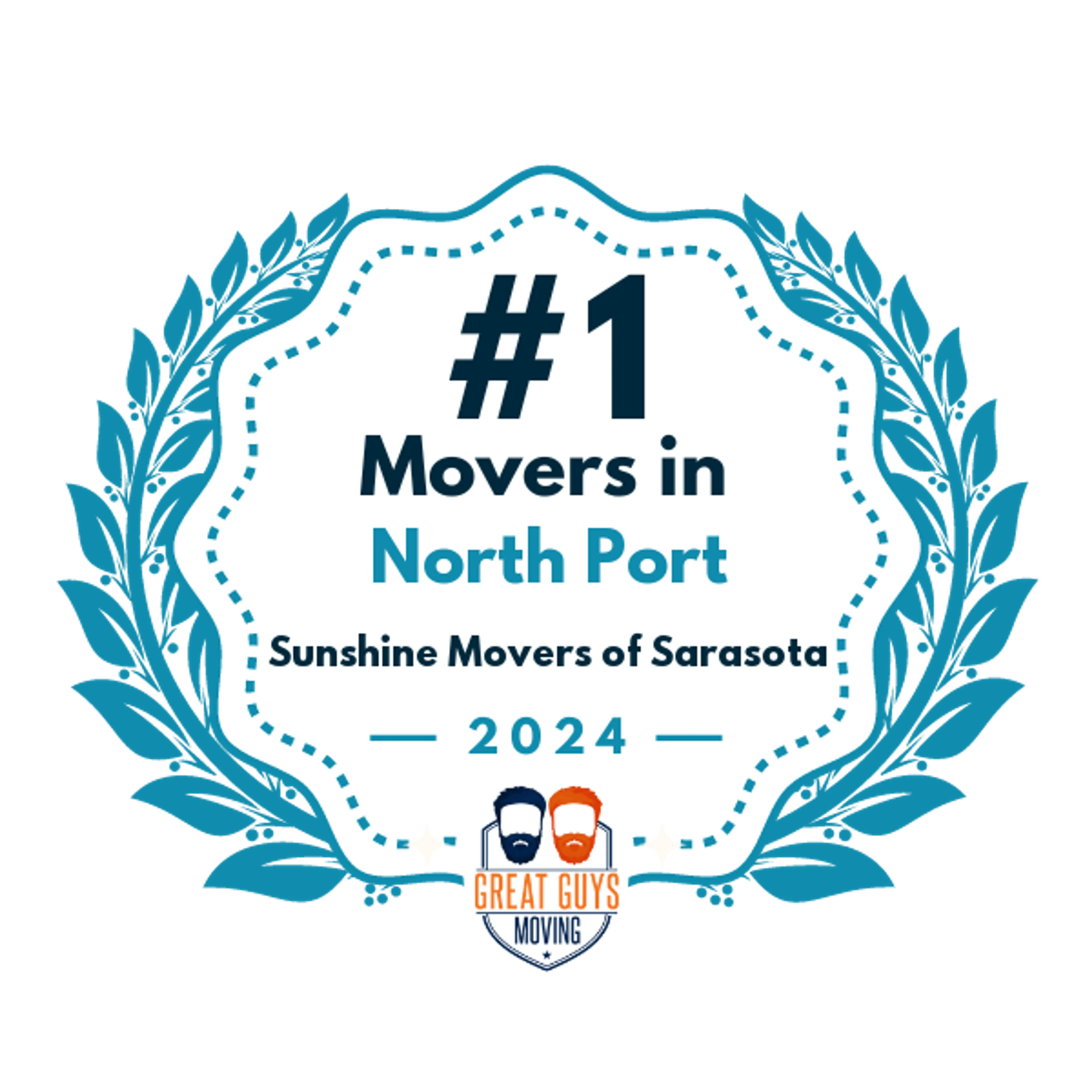 #1 Ranked Movers in North Port, FL 2024 award