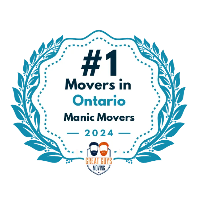 #1 Ranked Movers in Ontario, OR 2024 award