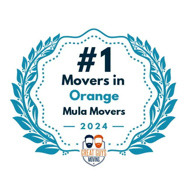 #1 Ranked Movers in Orange, TX 2024 award