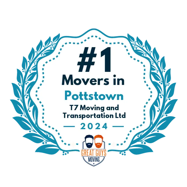 #1 Ranked Movers in Pottstown, PA 2024 award