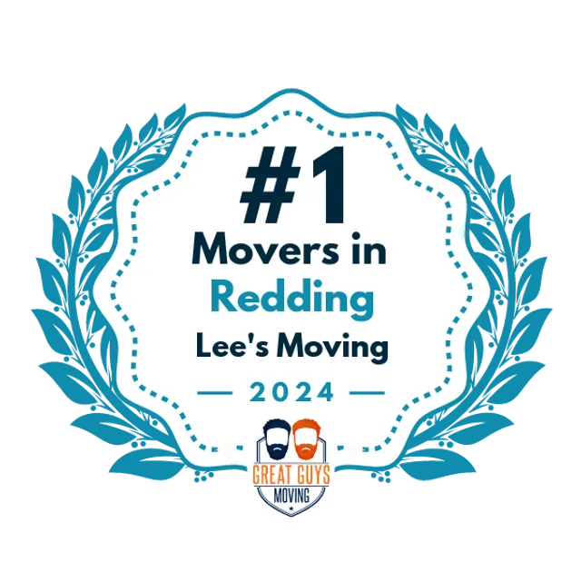 #1 Ranked Movers in Redding, CA 2024 award