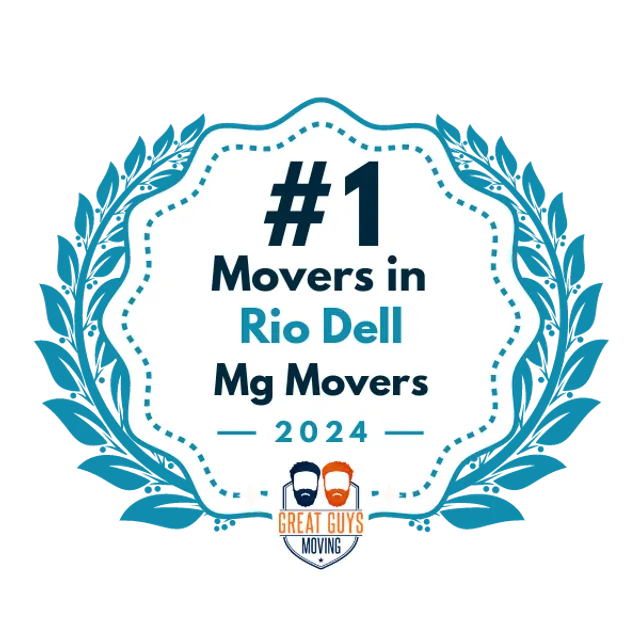 #1 Ranked Movers in Santa Rosa, CA 2024 award