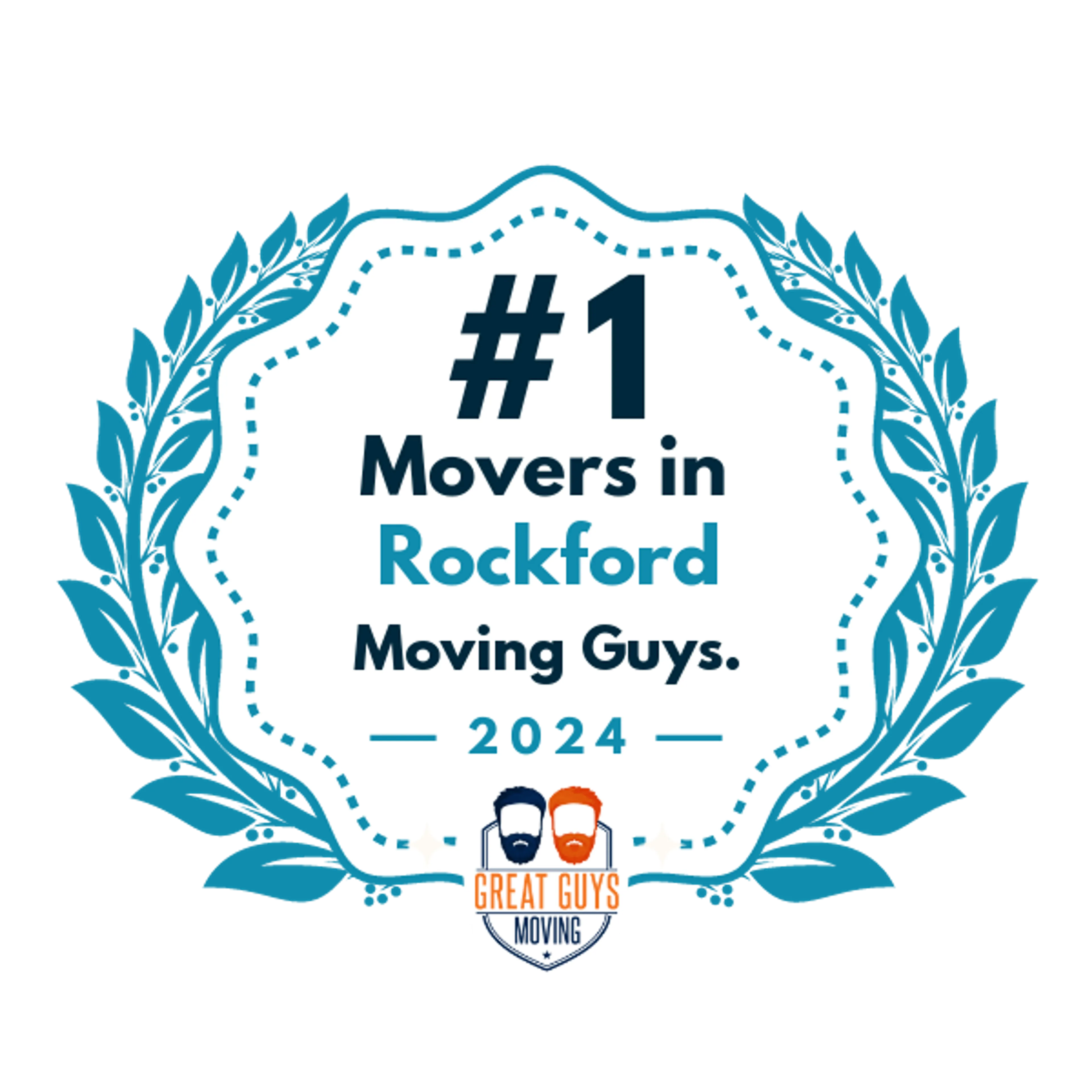 #1 Ranked Movers in Rockford, IL 2024 award