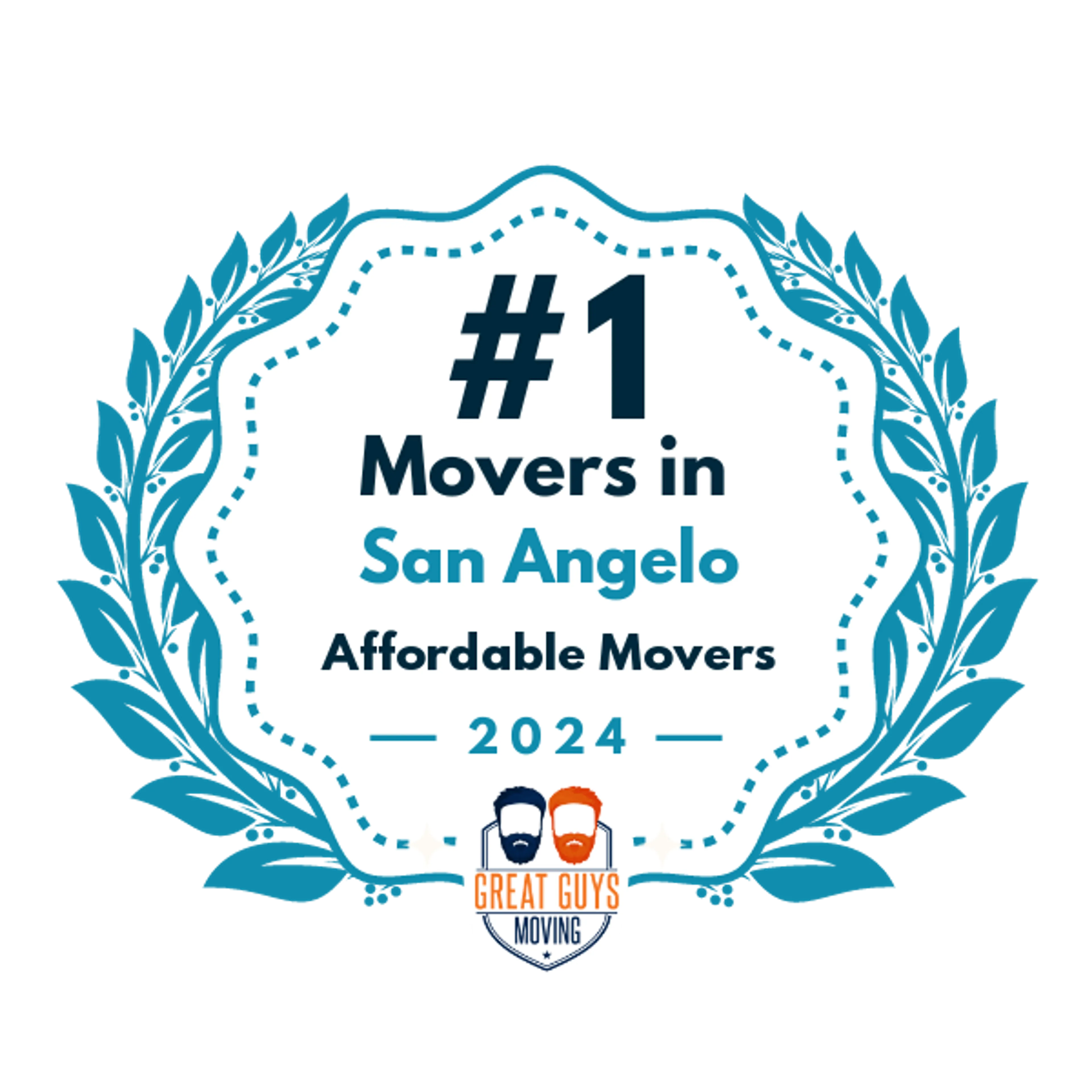 #1 Ranked Movers in San Angelo, TX 2024 award