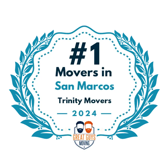 #1 Ranked Movers in New Braunfels, TX 2024 award