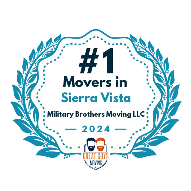 #1 Ranked Movers in Sierra Vista, AZ 2024 award