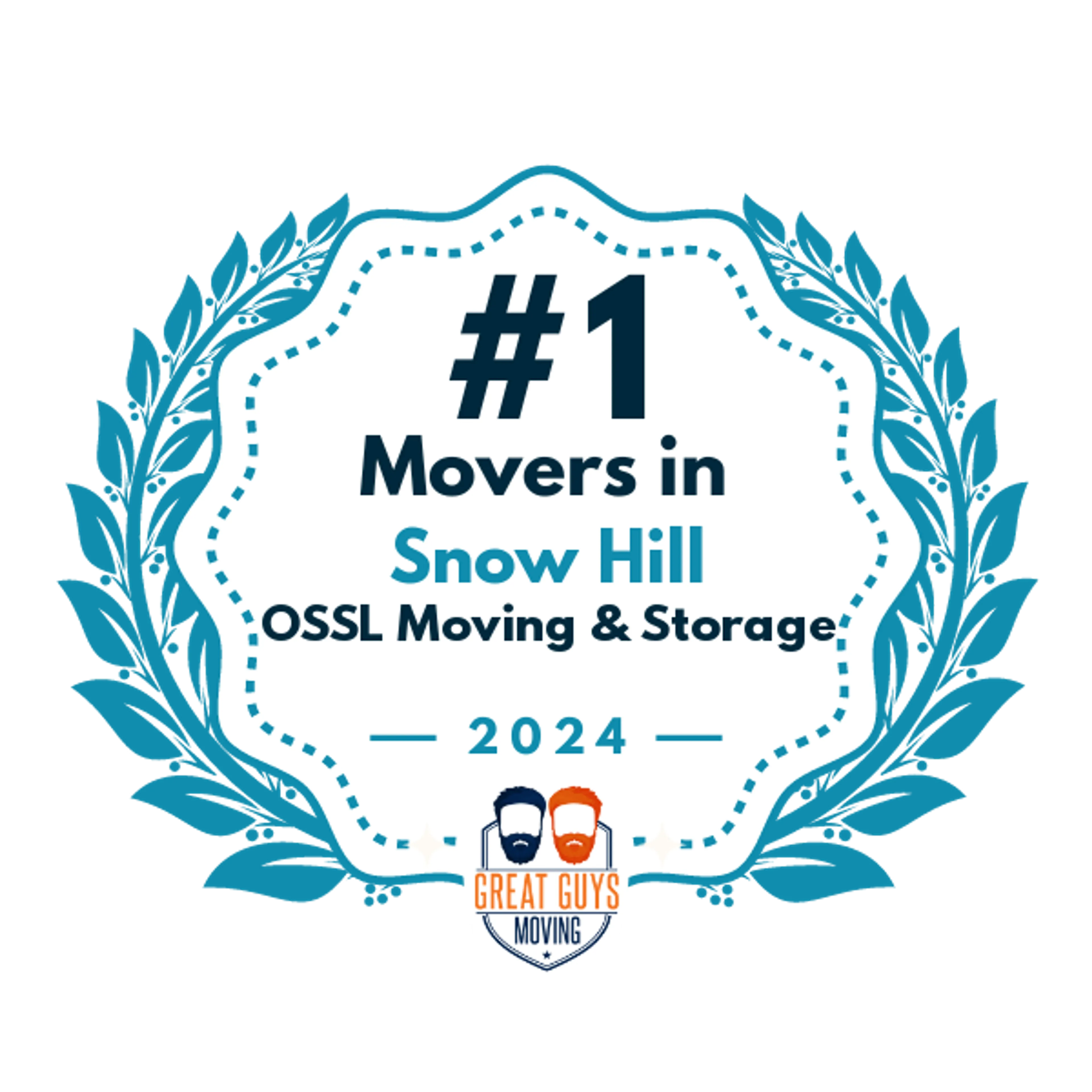 #1 Ranked Movers in Baltimore, MD 2024 award