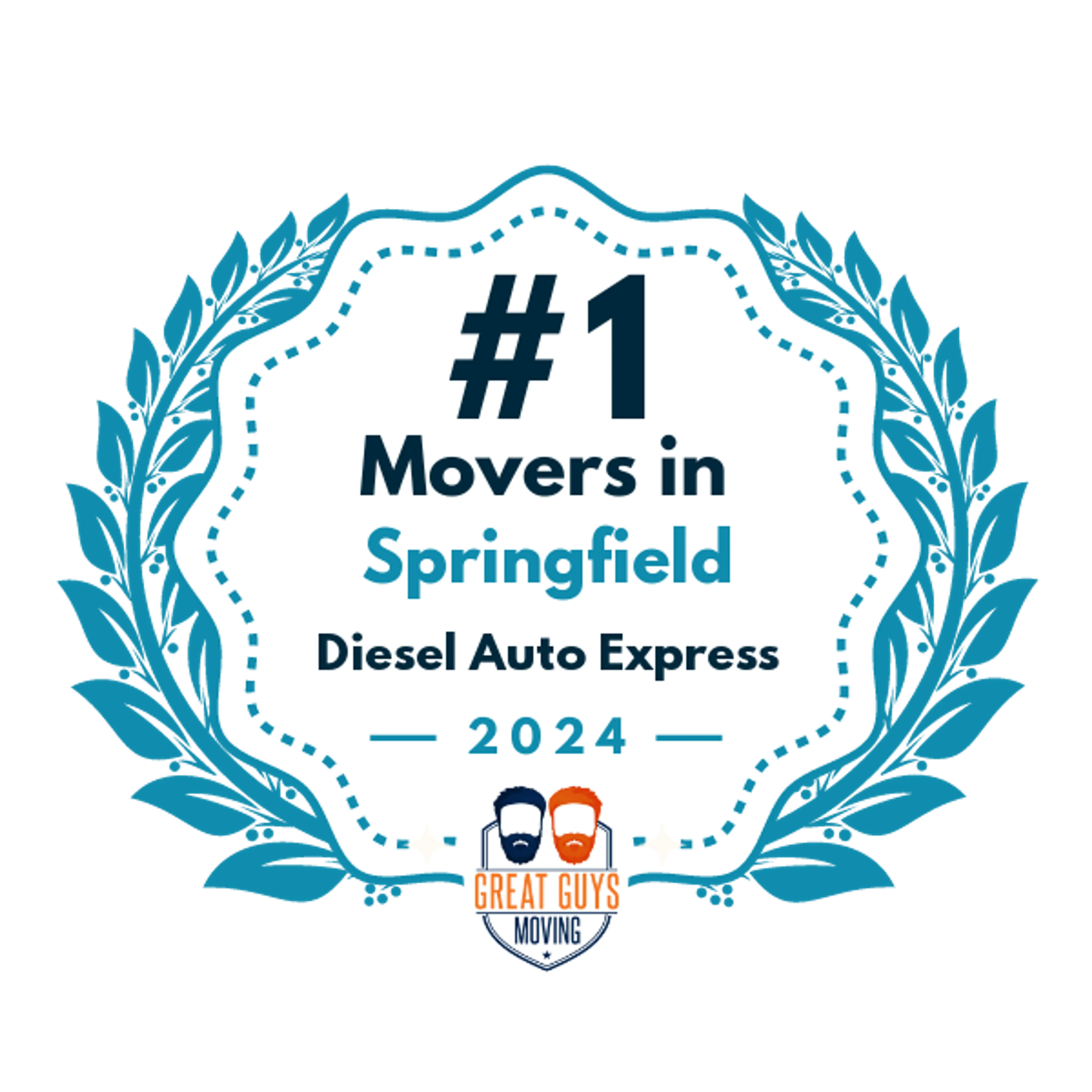 #1 Ranked Movers in Springfield, OH 2024 award