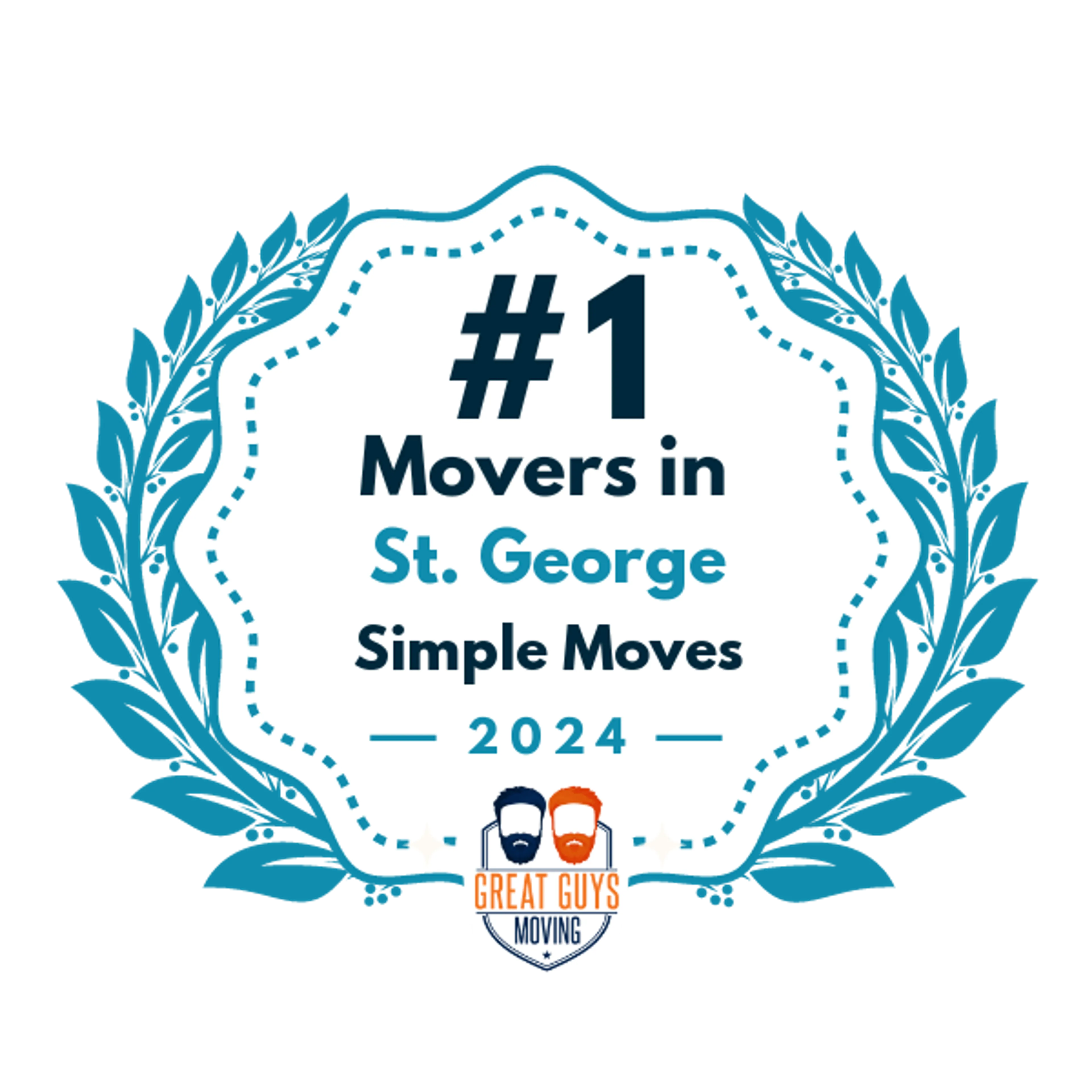 #1 Ranked Movers in St. George, UT 2024 award