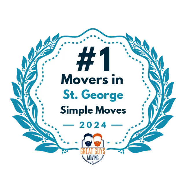 #1 Ranked Movers in St. George, UT 2024 award