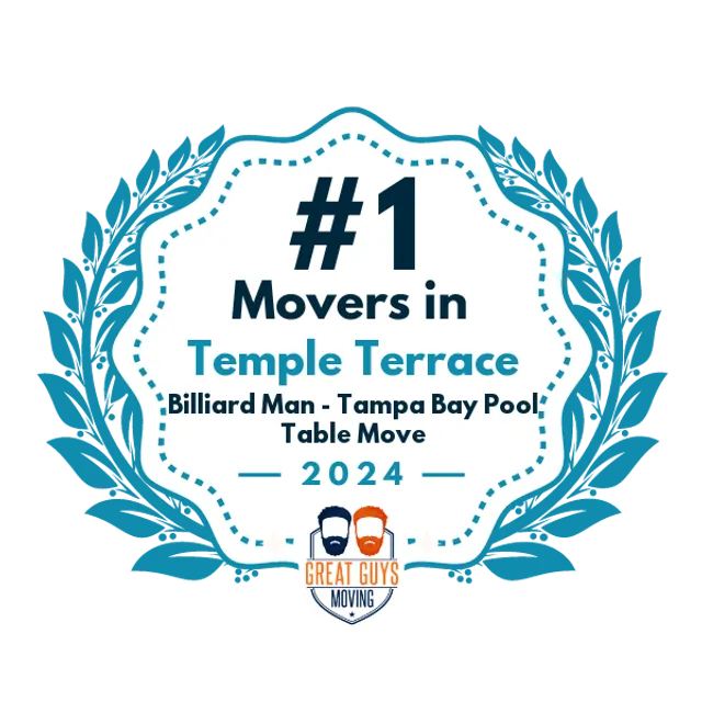 #1 Ranked Movers in Temple Terrace, FL 2024 award