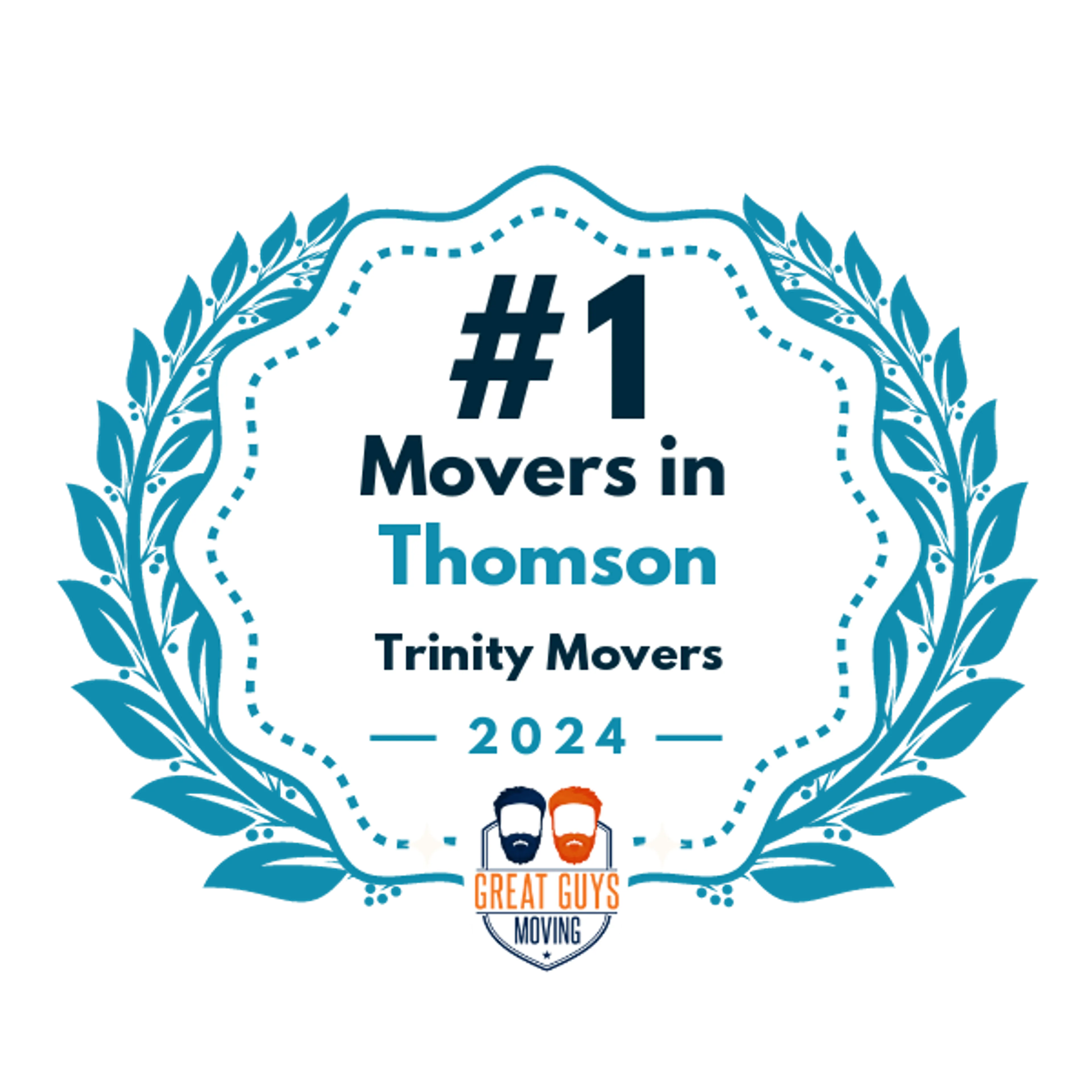 #1 Ranked Movers in Asheville, NC 2024 award