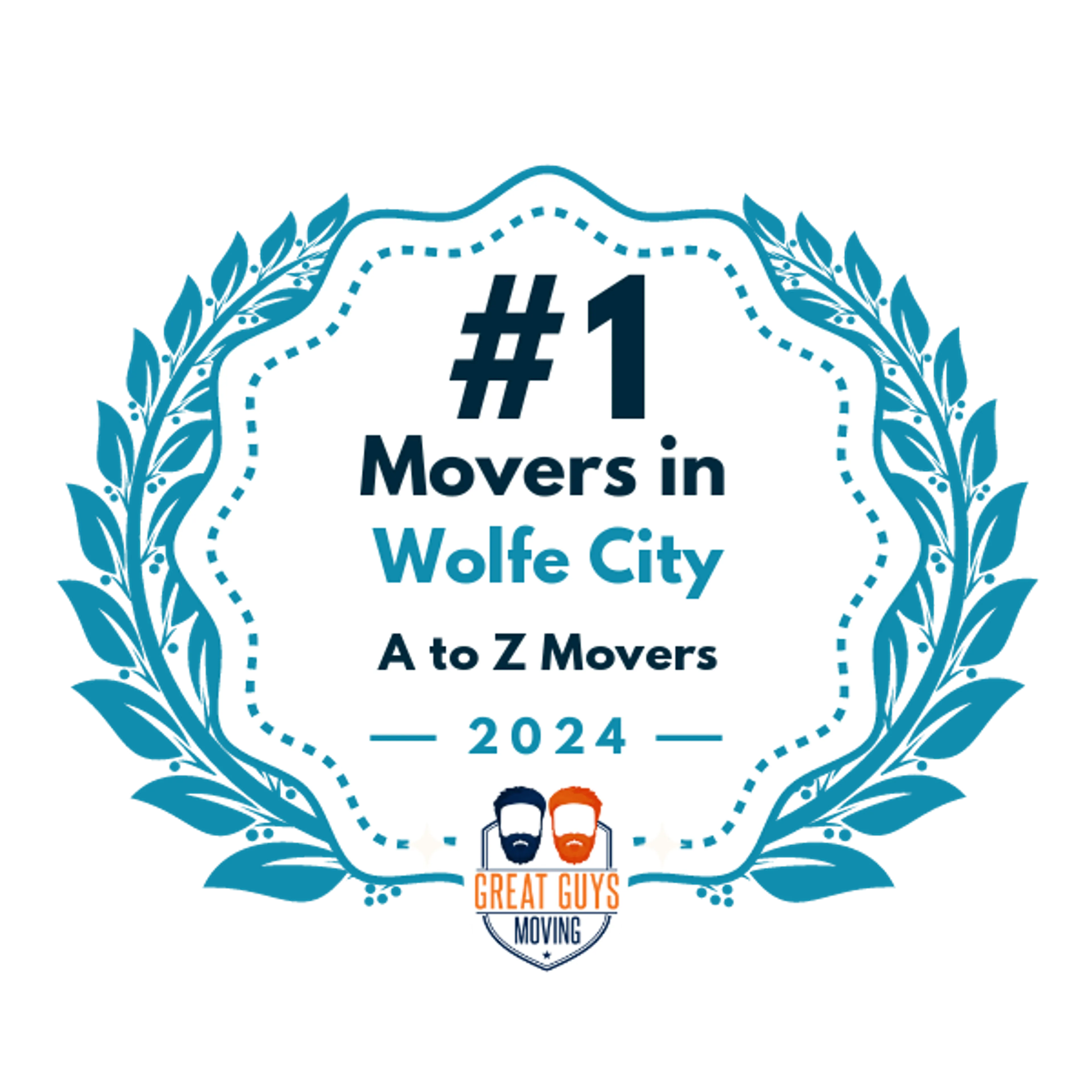 #1 Ranked Movers in Dallas, TX 2024 award