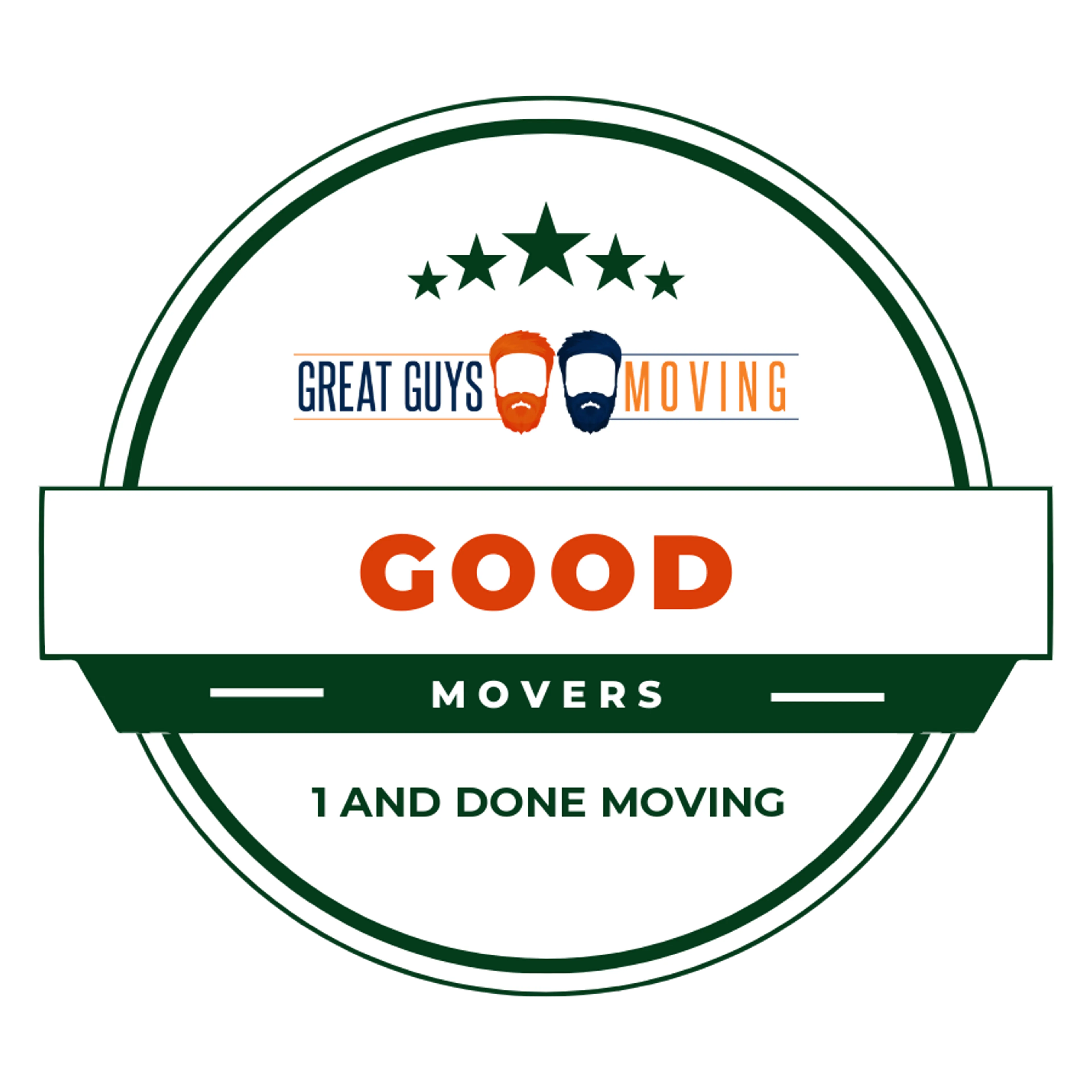 1 And Done Moving Rating Image 2026 award