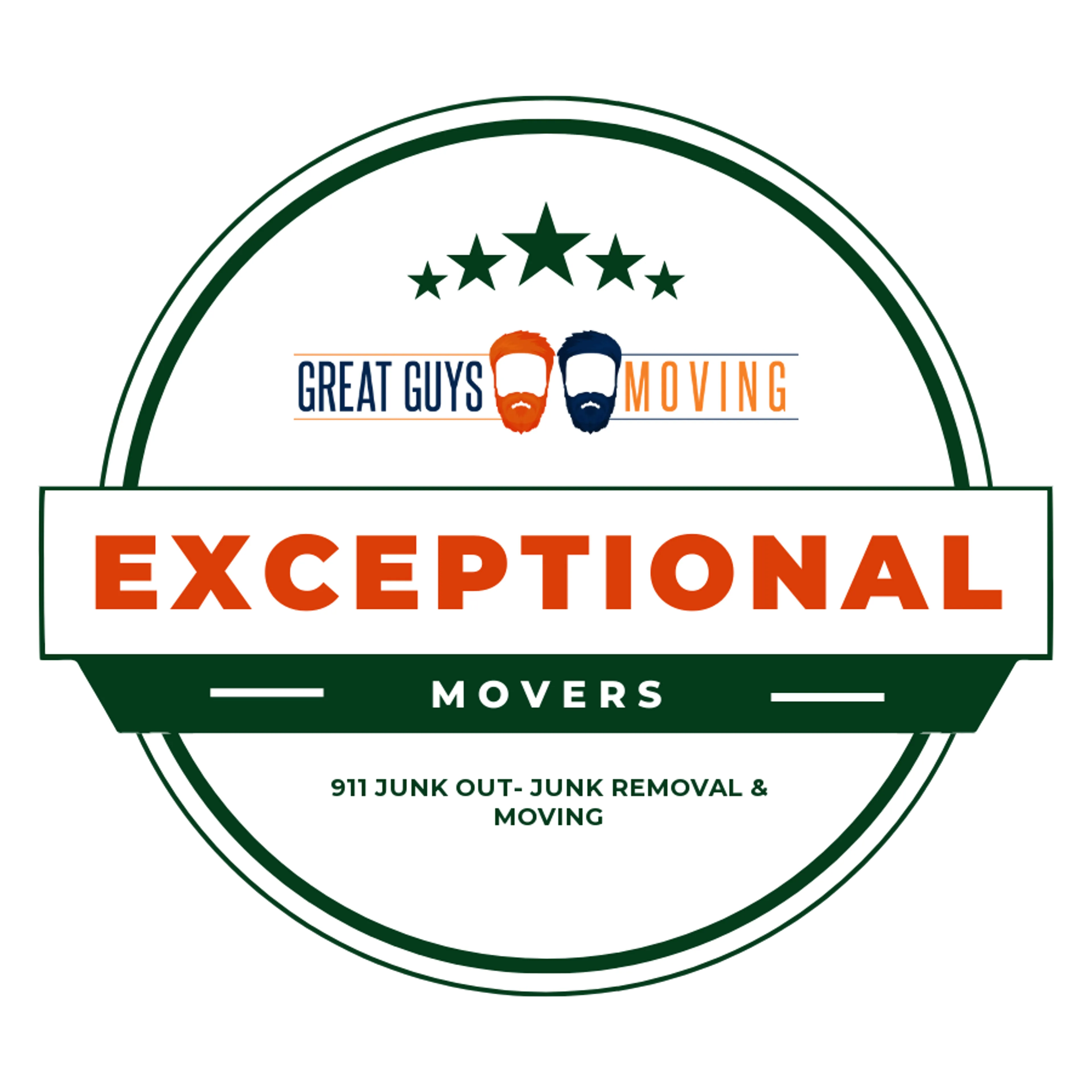 911 Junk Out- Junk Removal & Moving Rating Image 2025 award