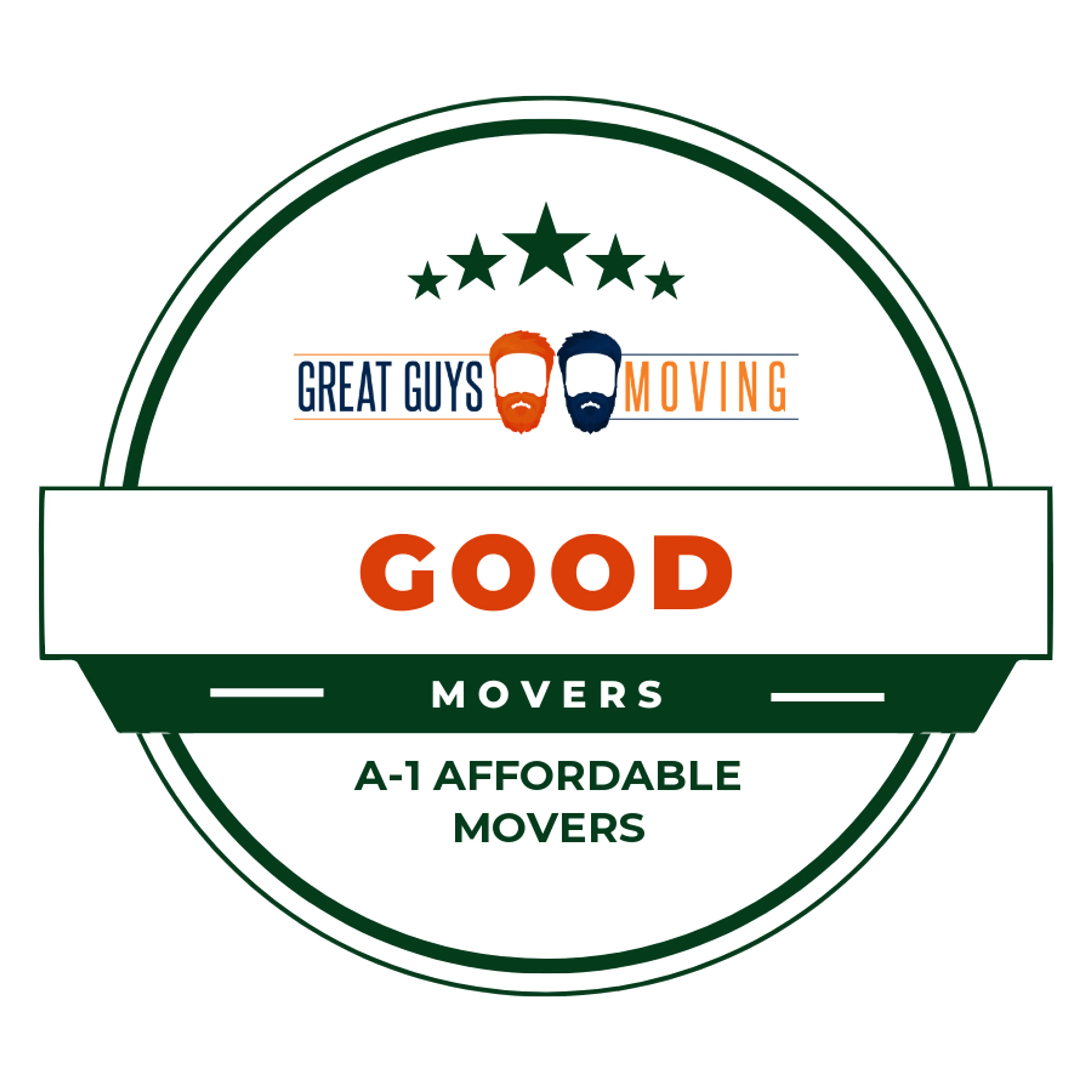 A-1 Affordable Movers Rating Image 2025 award