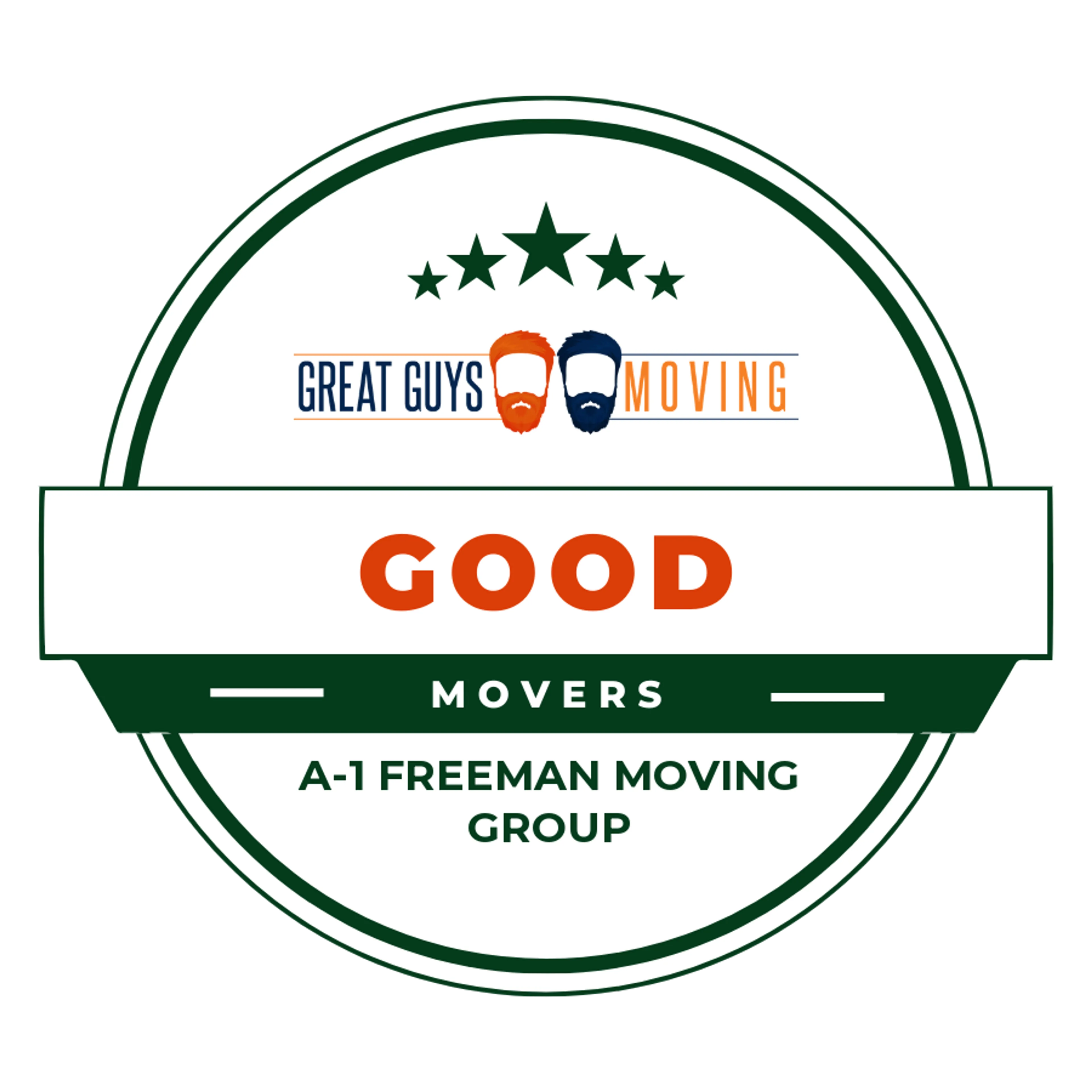 A-1 Freeman Moving Group Rating Image 2025 award