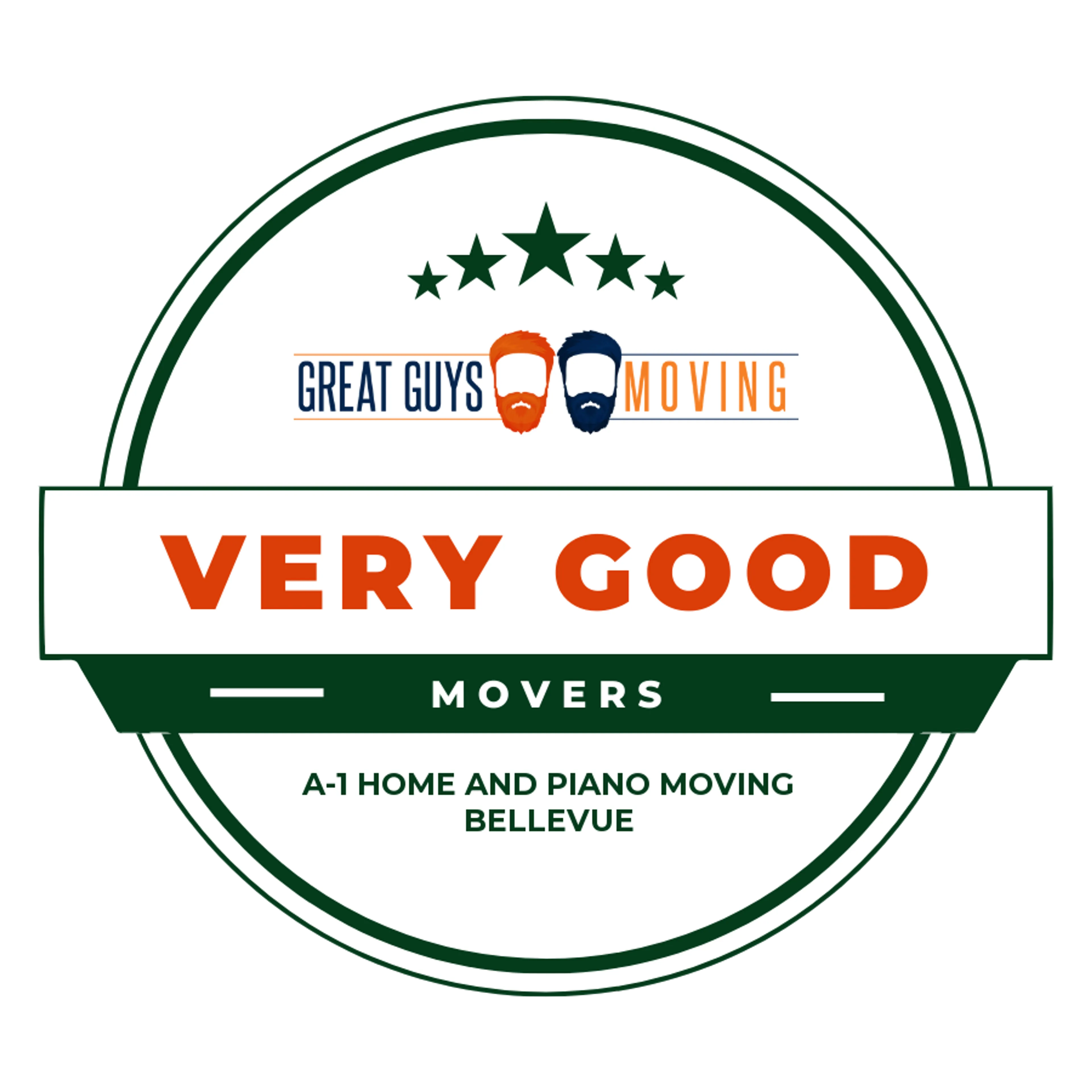 A-1 Home and Piano Moving Bellevue Rating Image 2025 award