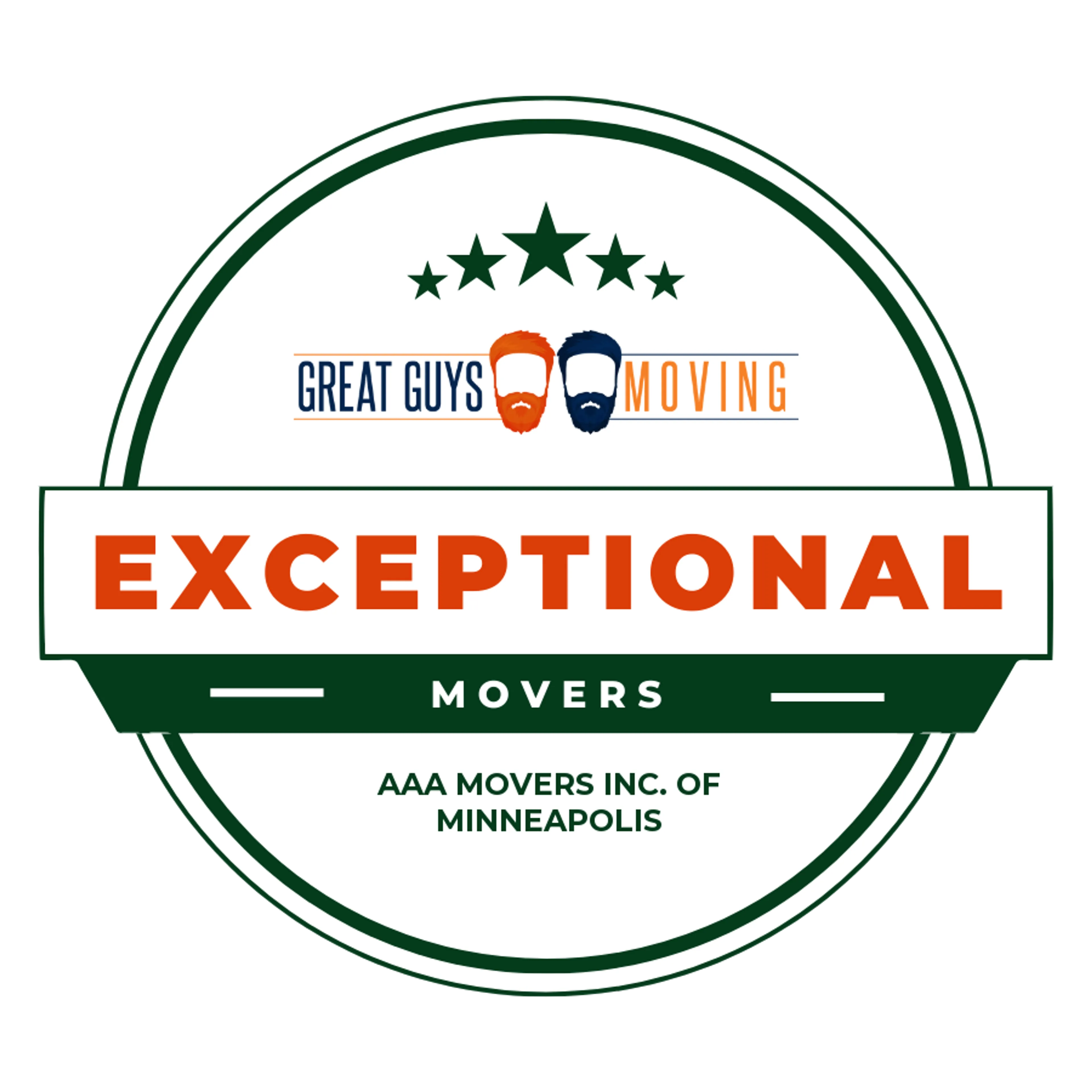 AAA Movers Inc. of Minneapolis Rating Image 2026 award