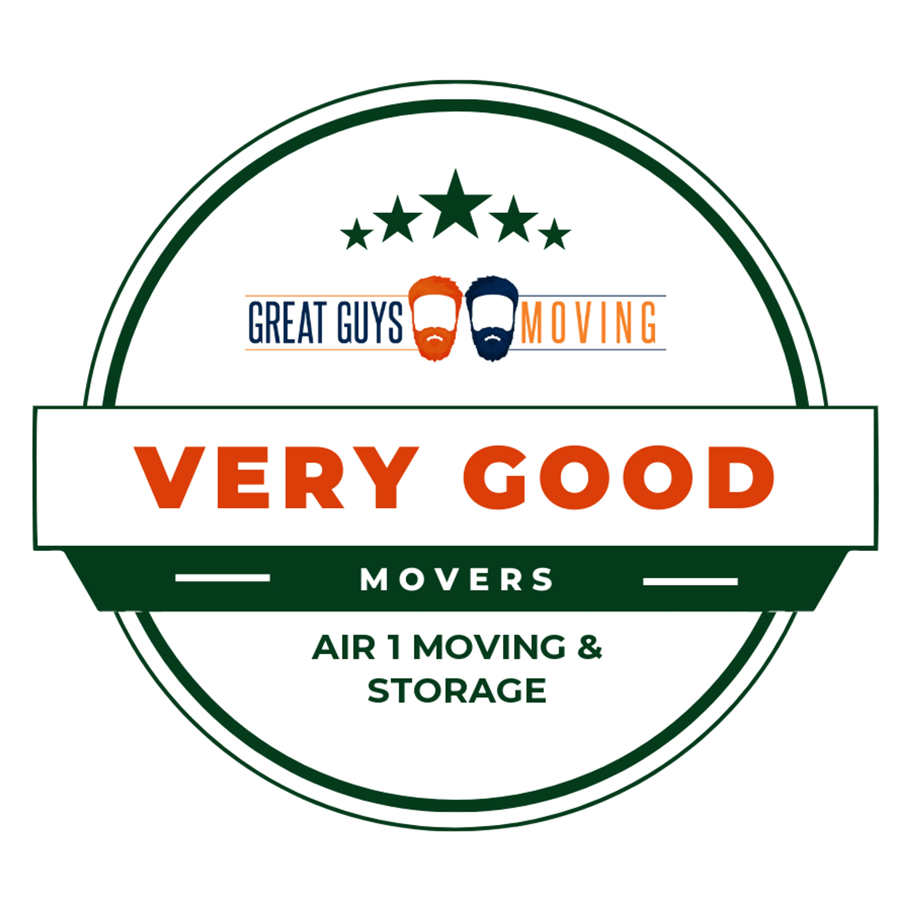 Air 1 Moving & Storage Rating Image 2025 award