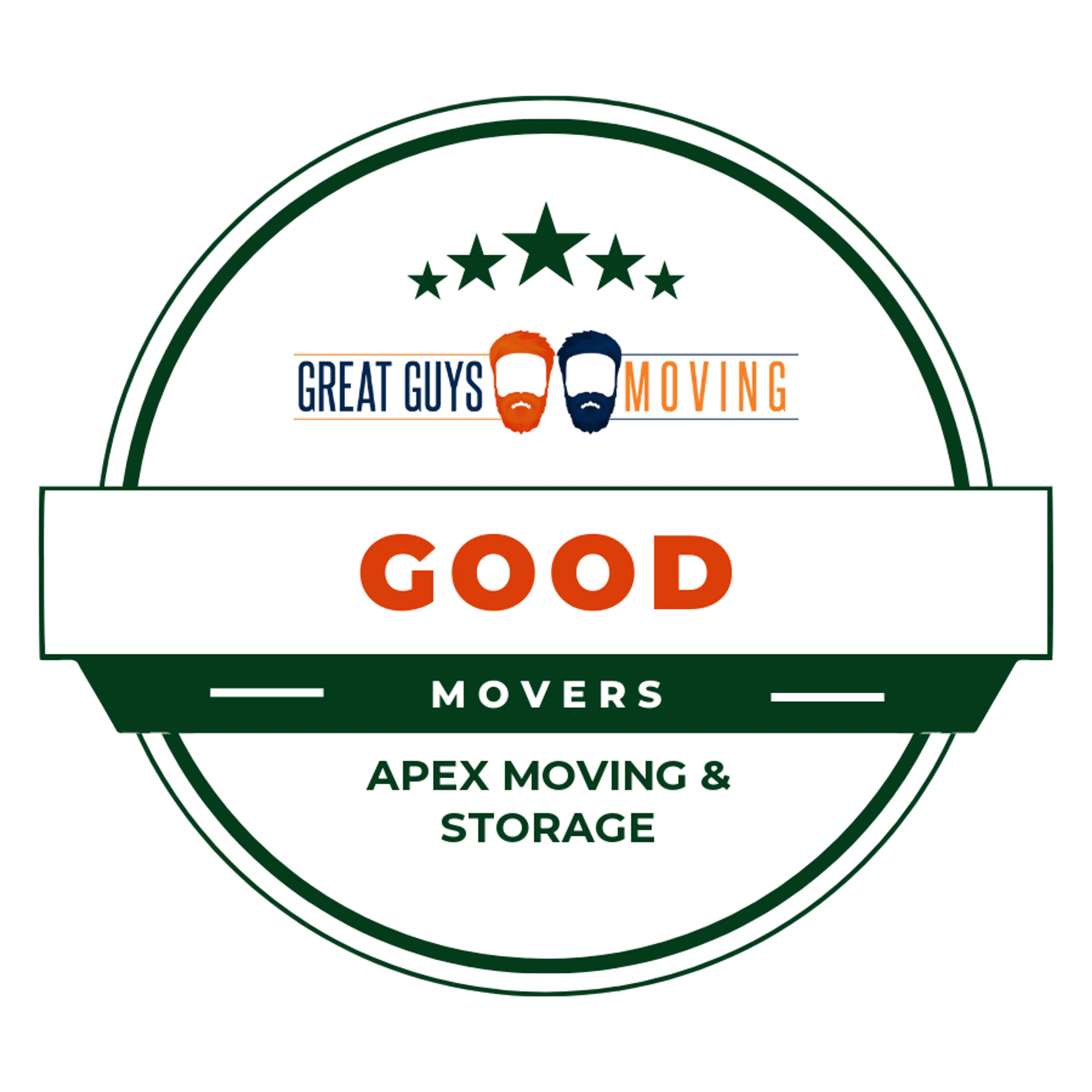 Apex Moving & Storage Rating Image 2025 award