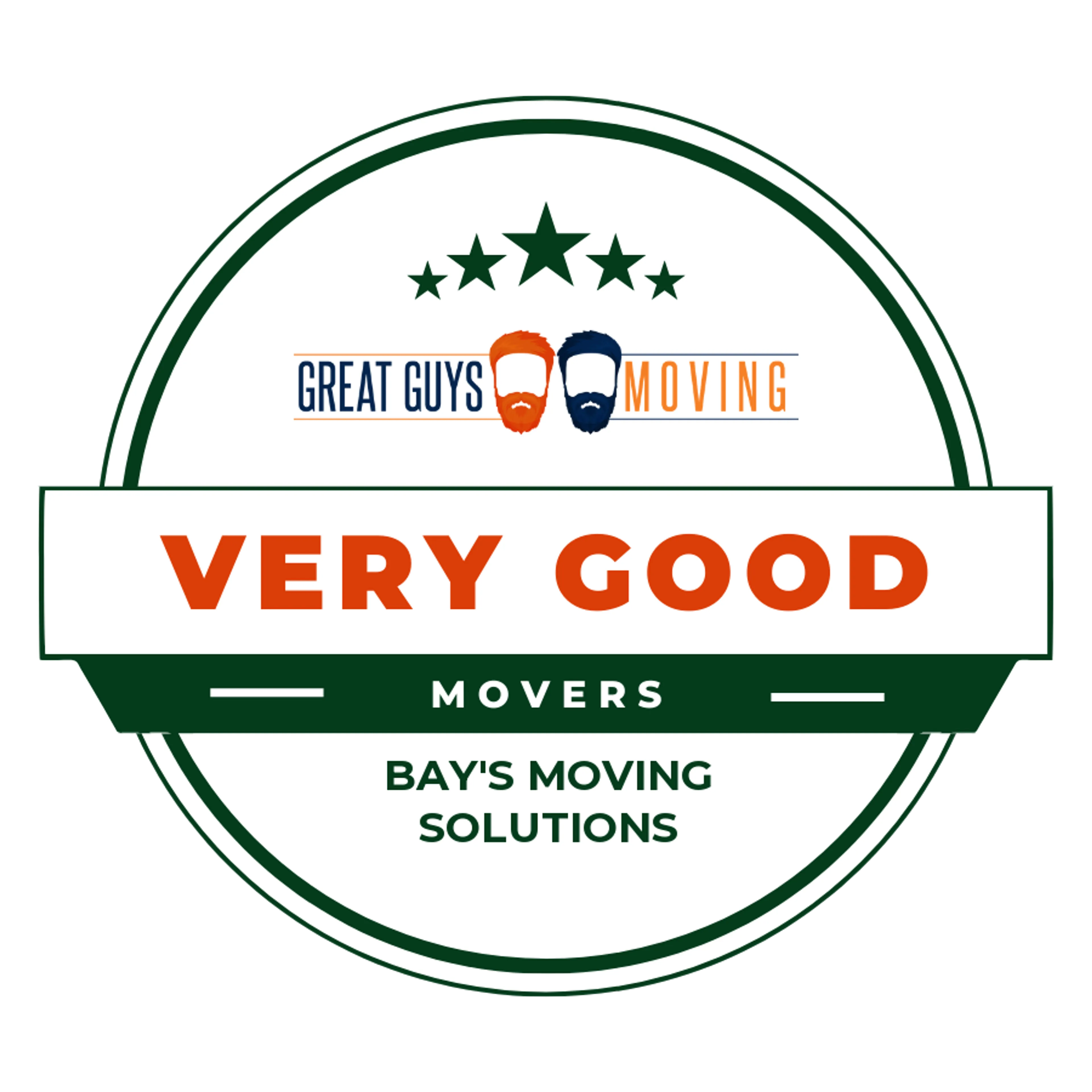 Bay's Moving Solutions Rating Image 2026 award