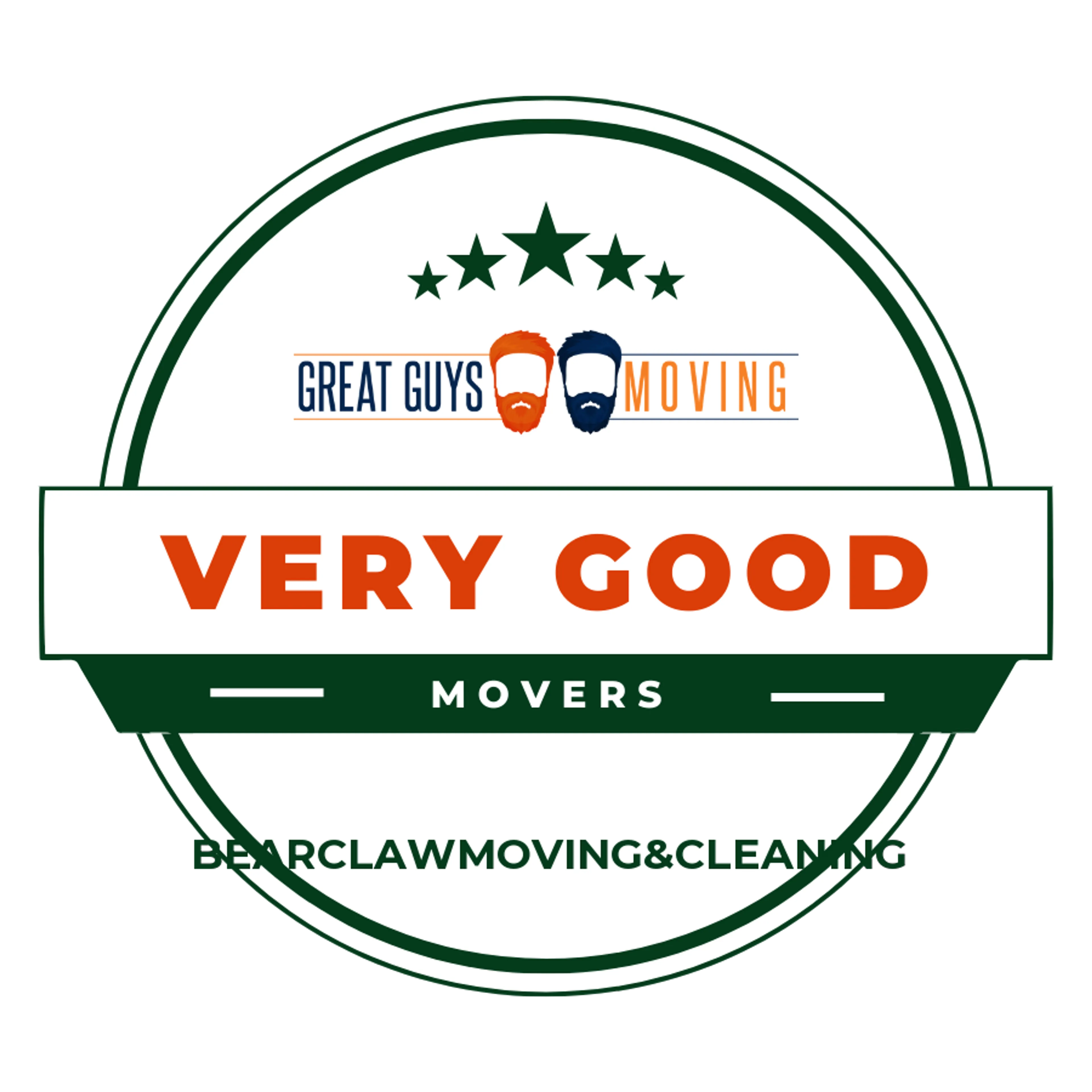 Bearclawmoving&cleaning Rating Image 2025 award
