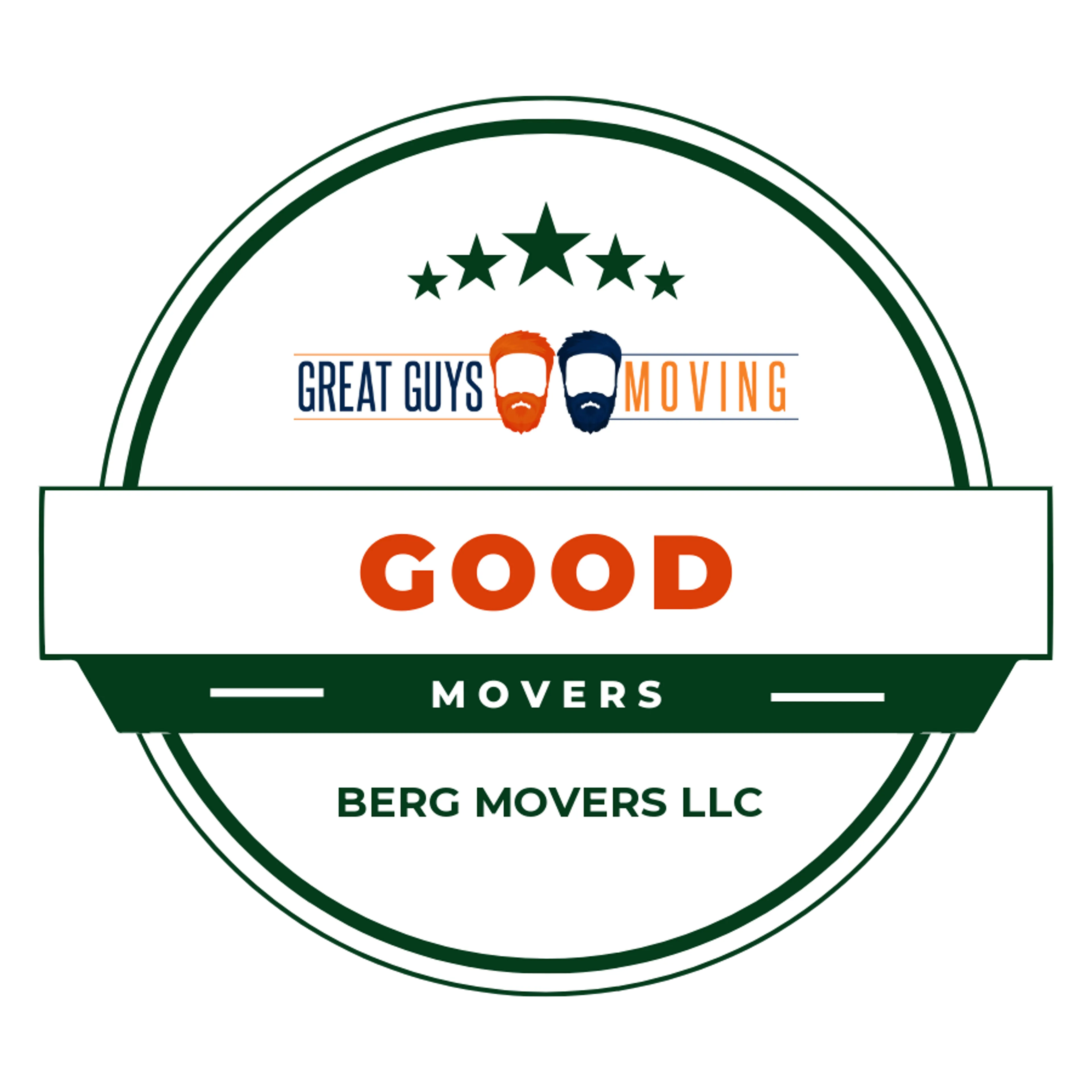 Berg Movers LLC Rating Image 2026 award