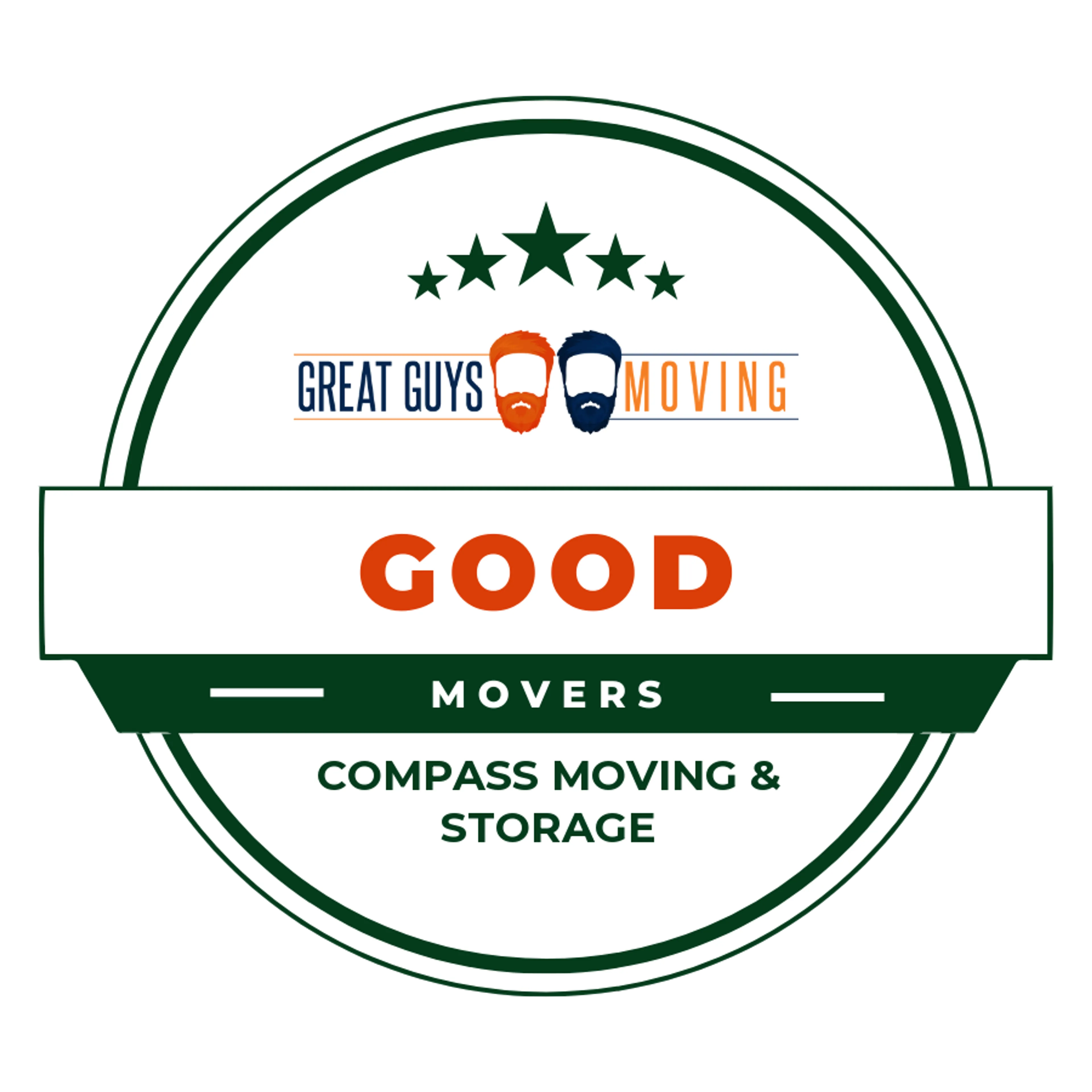 Compass Moving & Storage Rating Image 2025 award