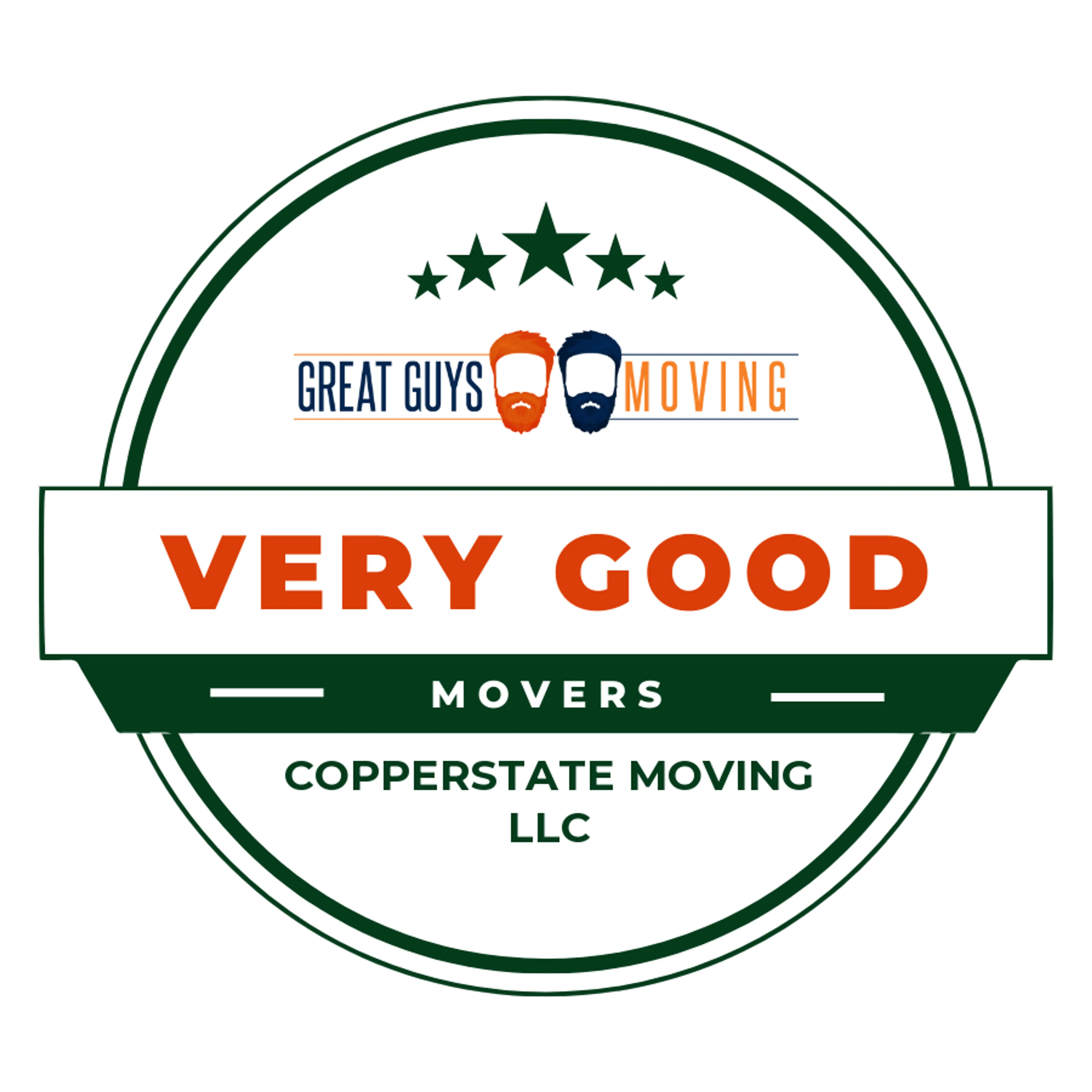 Copperstate Moving LLC Rating Image 2025 award