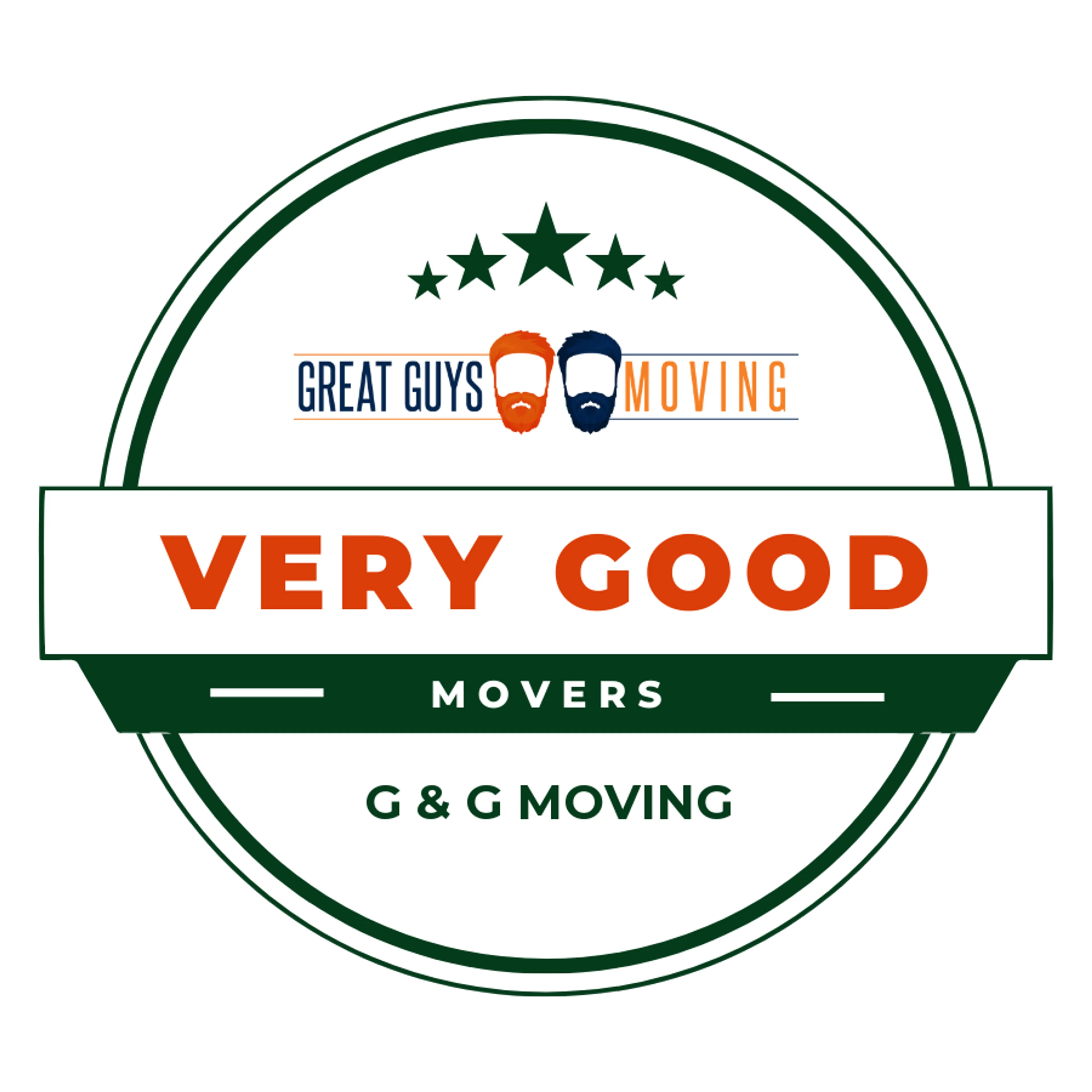 G & G Moving Rating Image 2025 award