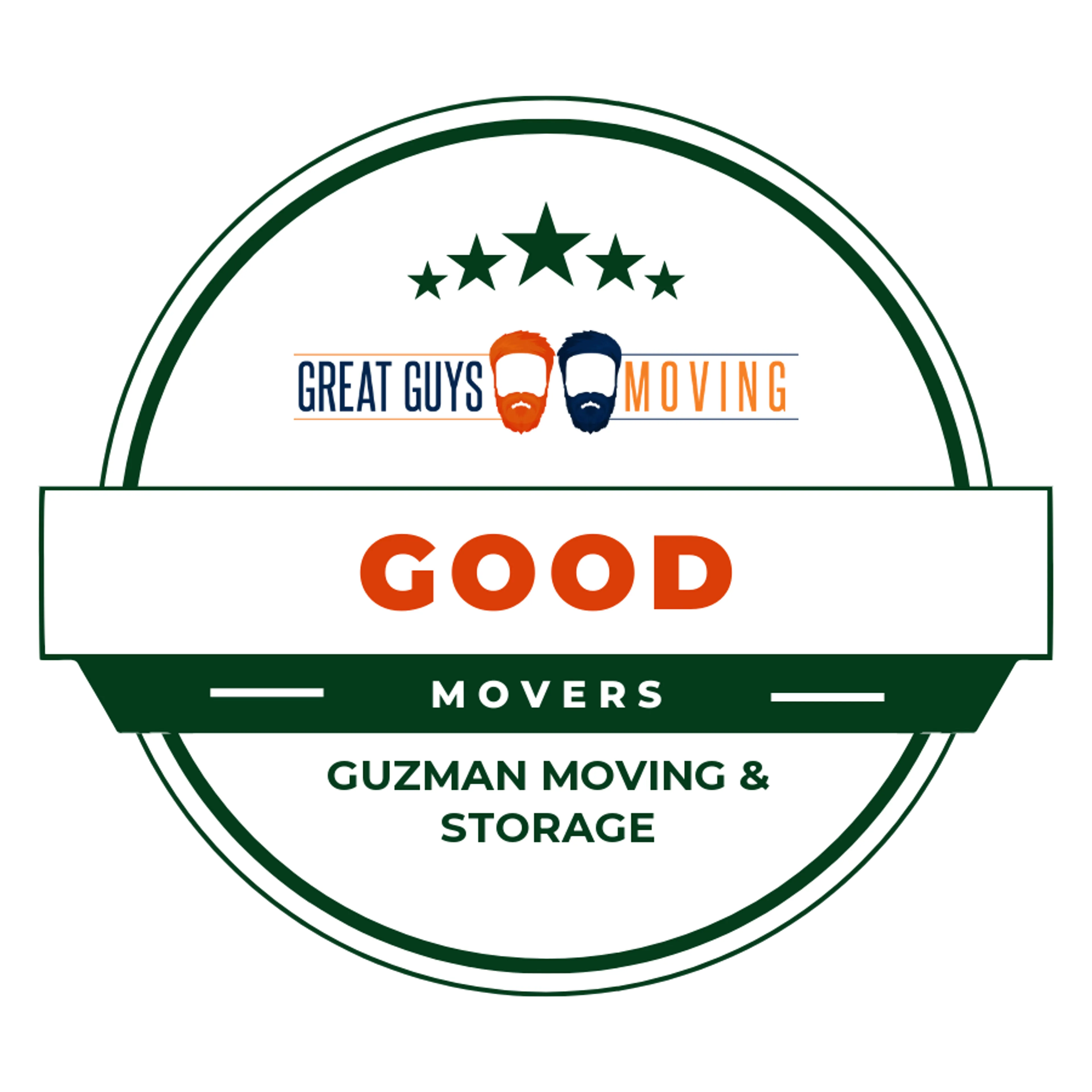 Guzman Moving & Storage Rating Image 2026 award