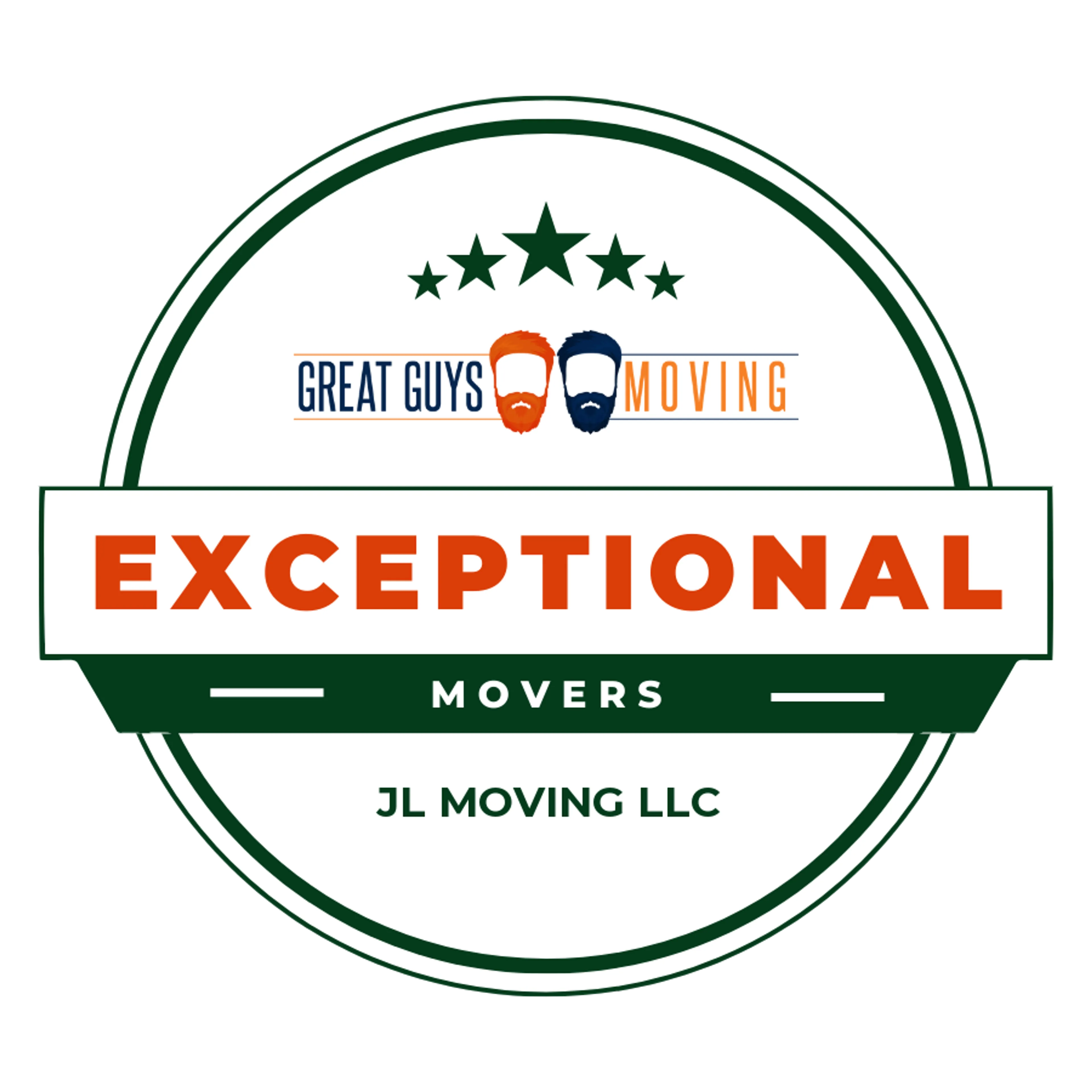 JL Moving LLC Rating Image 2025 award