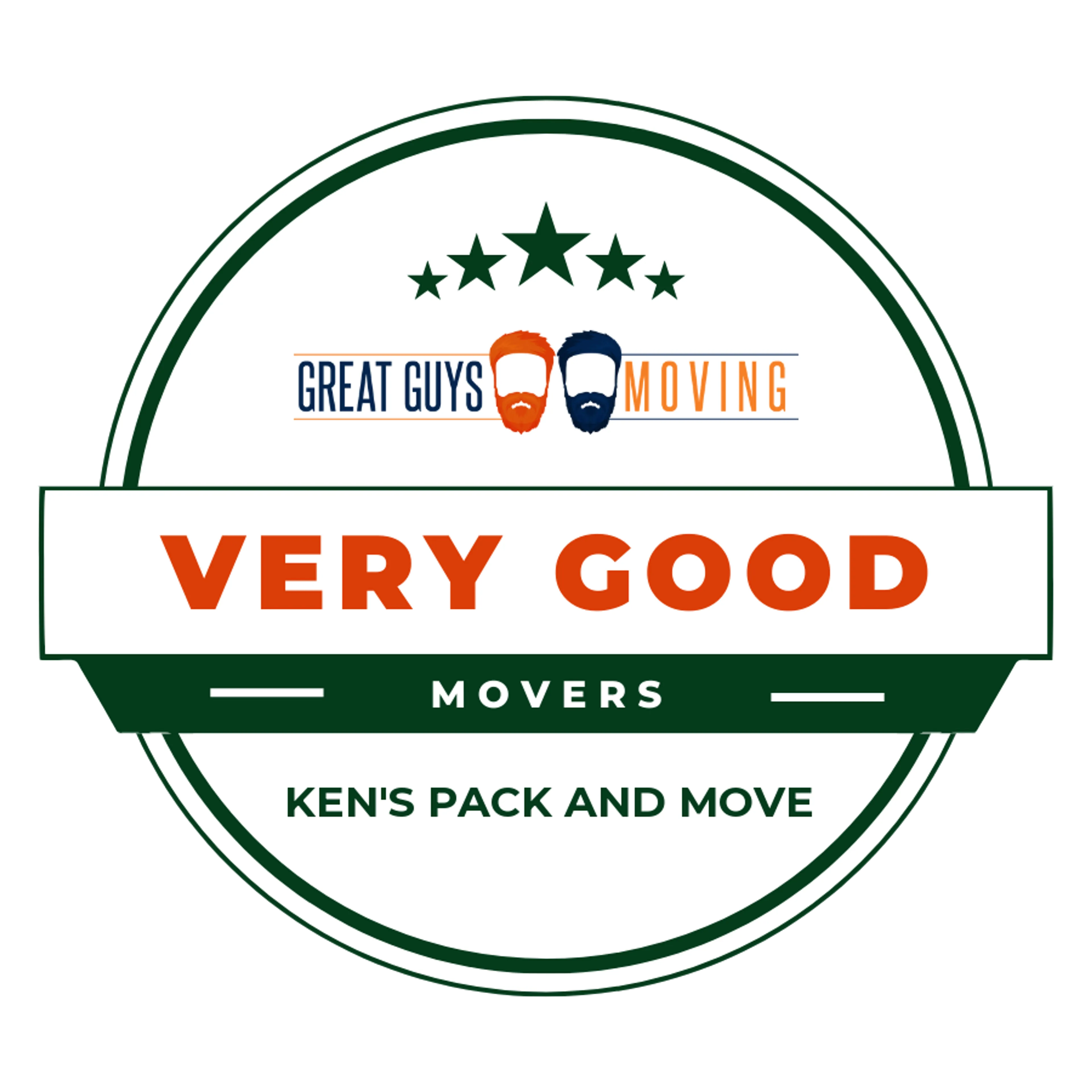 Ken's Pack and Move Rating Image 2025 award