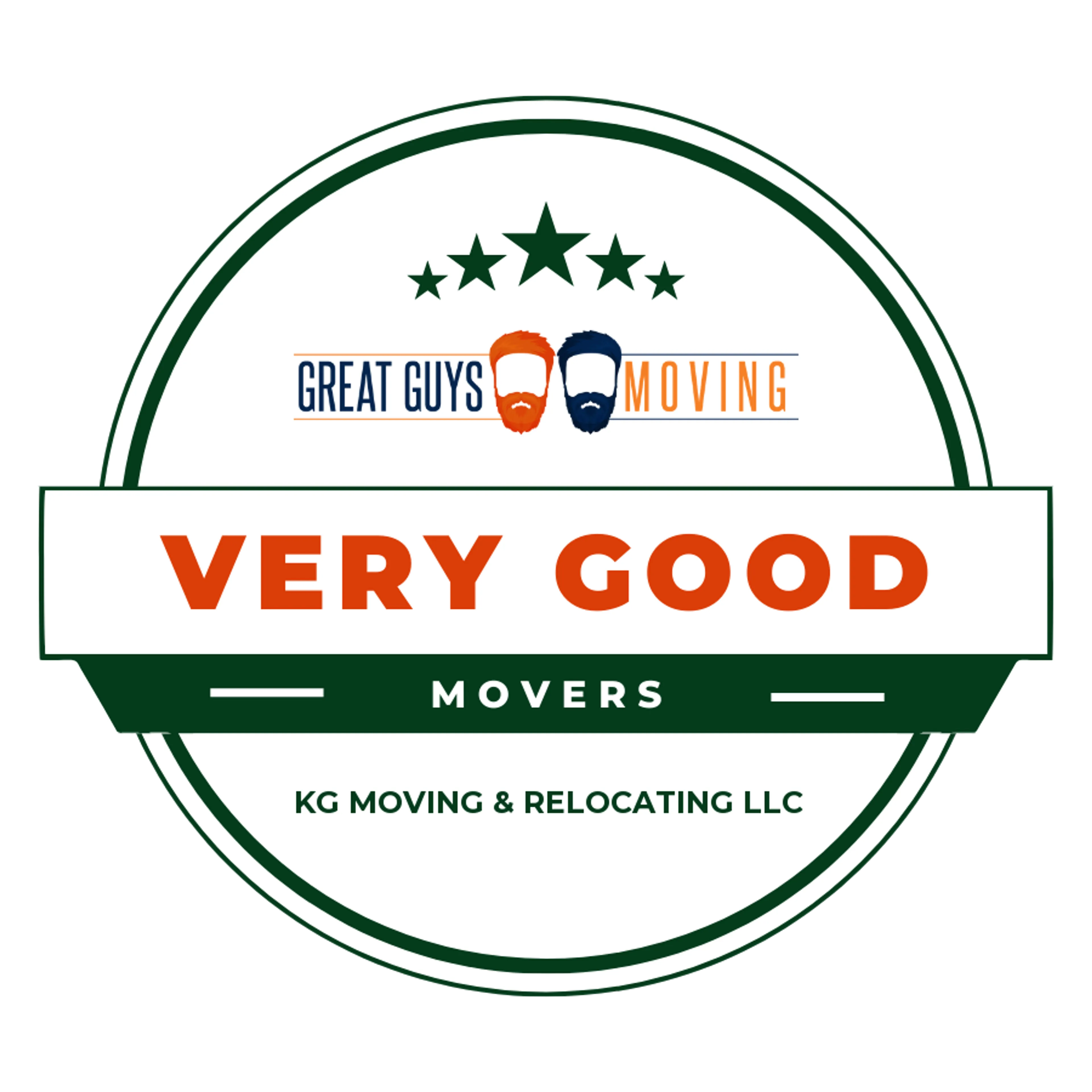 KG Moving & Relocating LLC Rating Image 2026 award