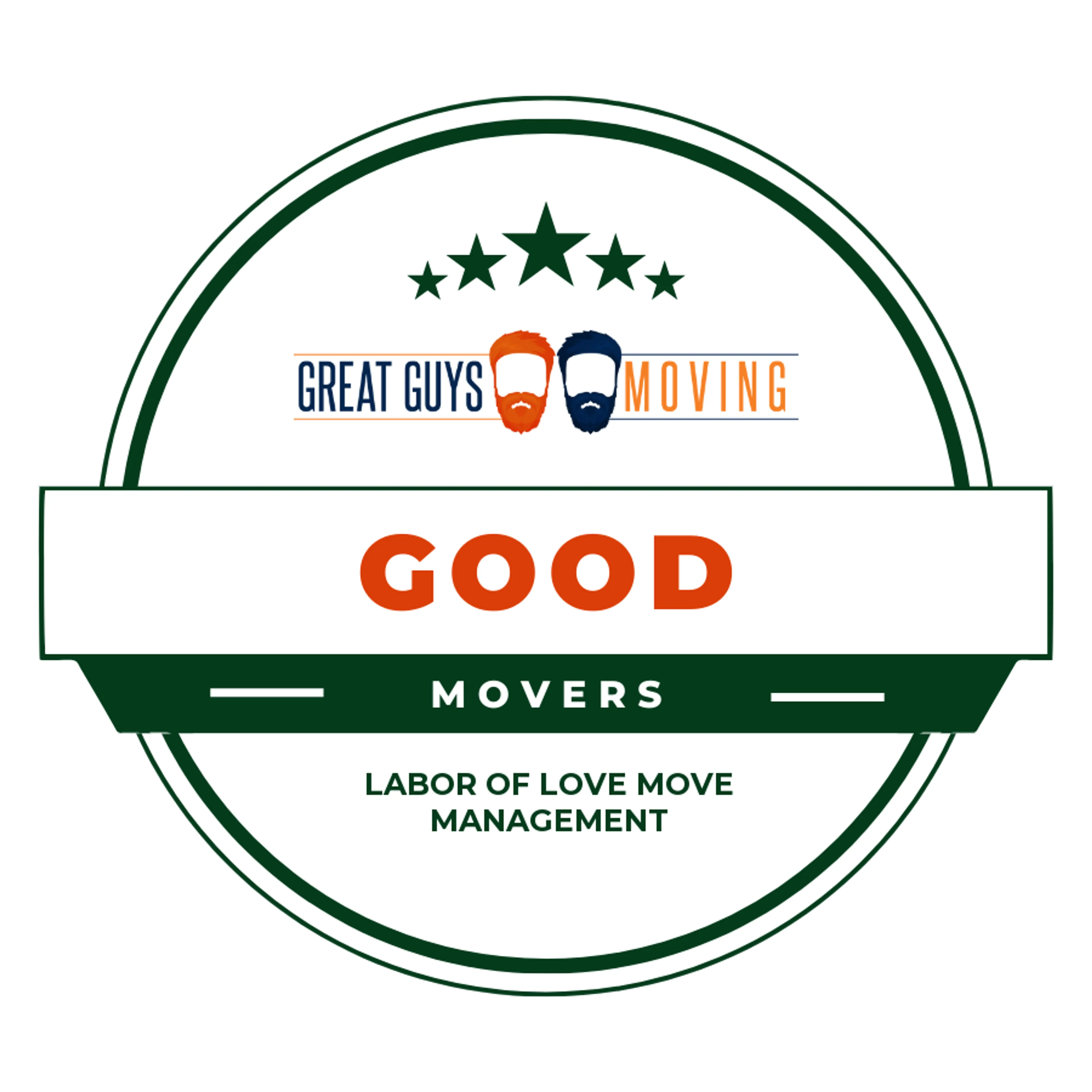 Labor of Love Move Management Rating Image 2025 award
