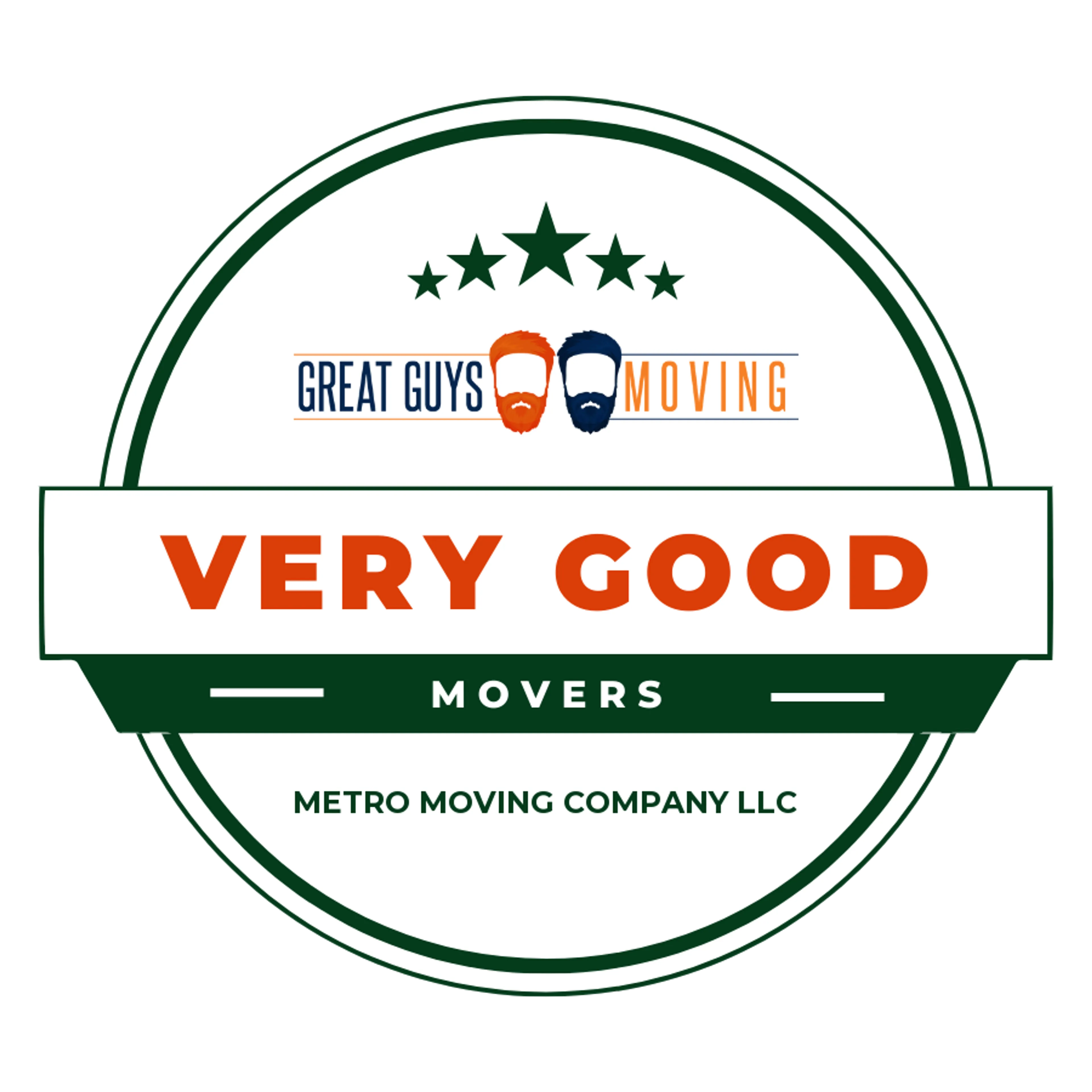 Metro Moving Company LLC  Rating Image 2025 award