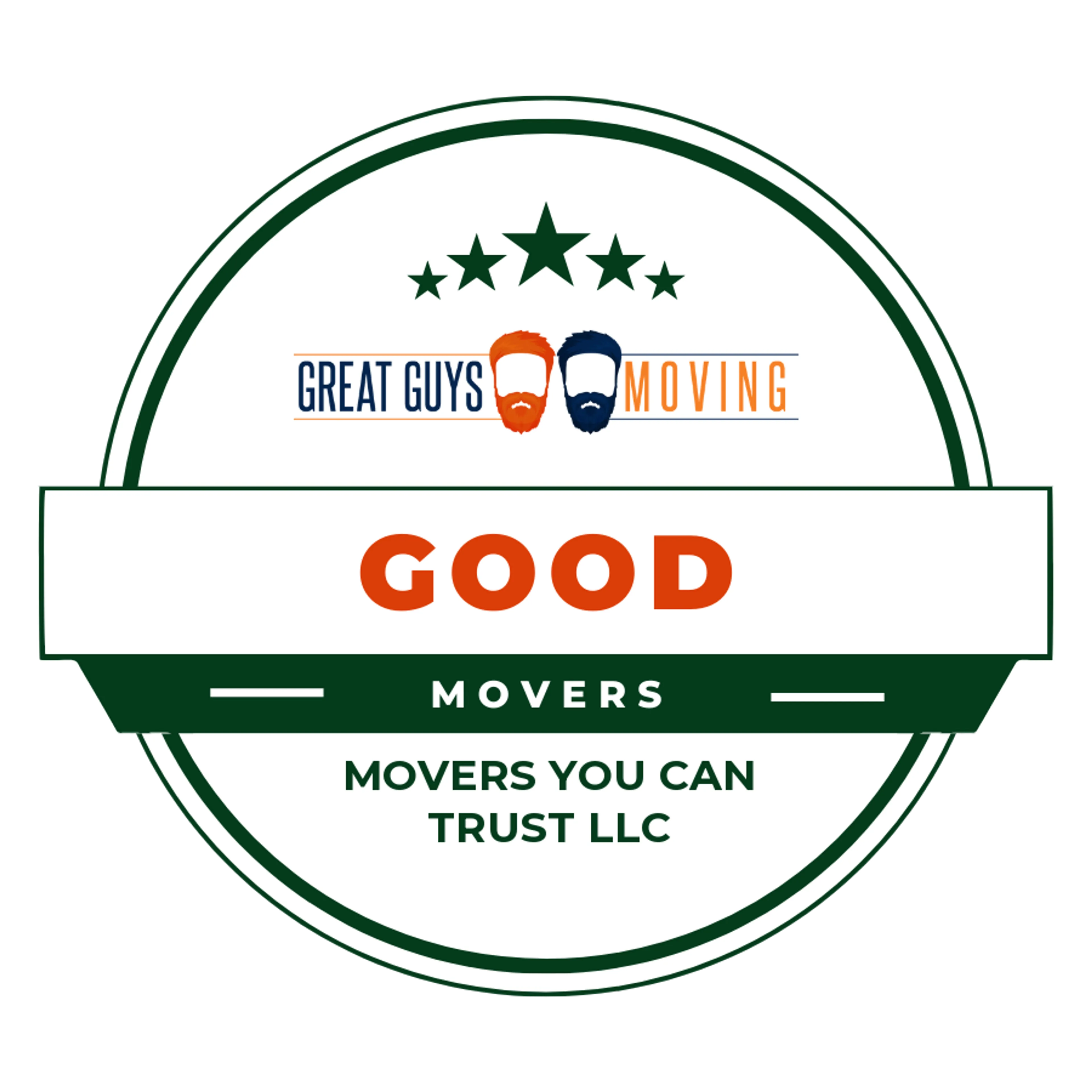Movers You Can Trust LLC Rating Image 2025 award